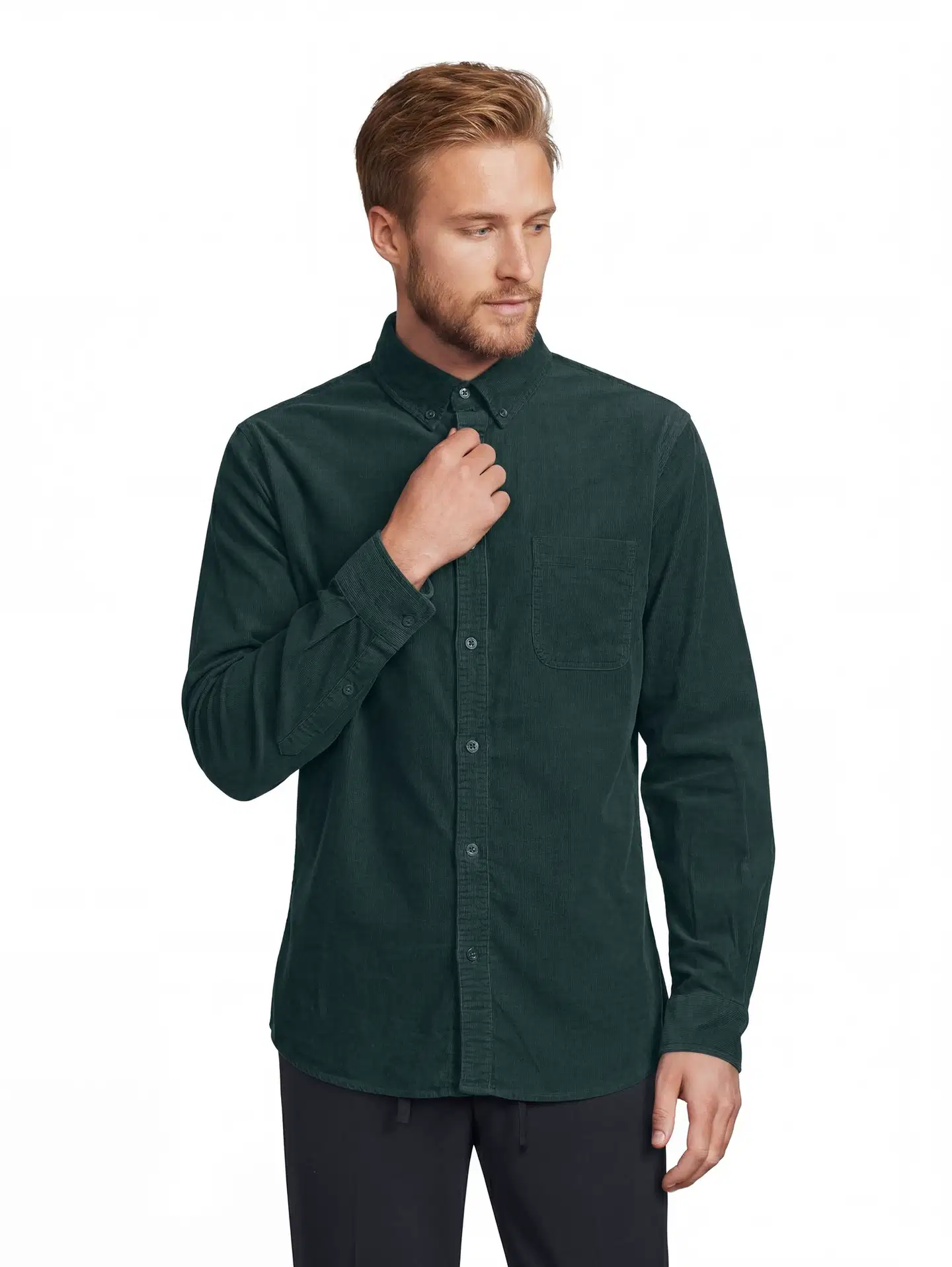 London Fog miesten vakosamettipaita 194L292604 - Green Gables - 1