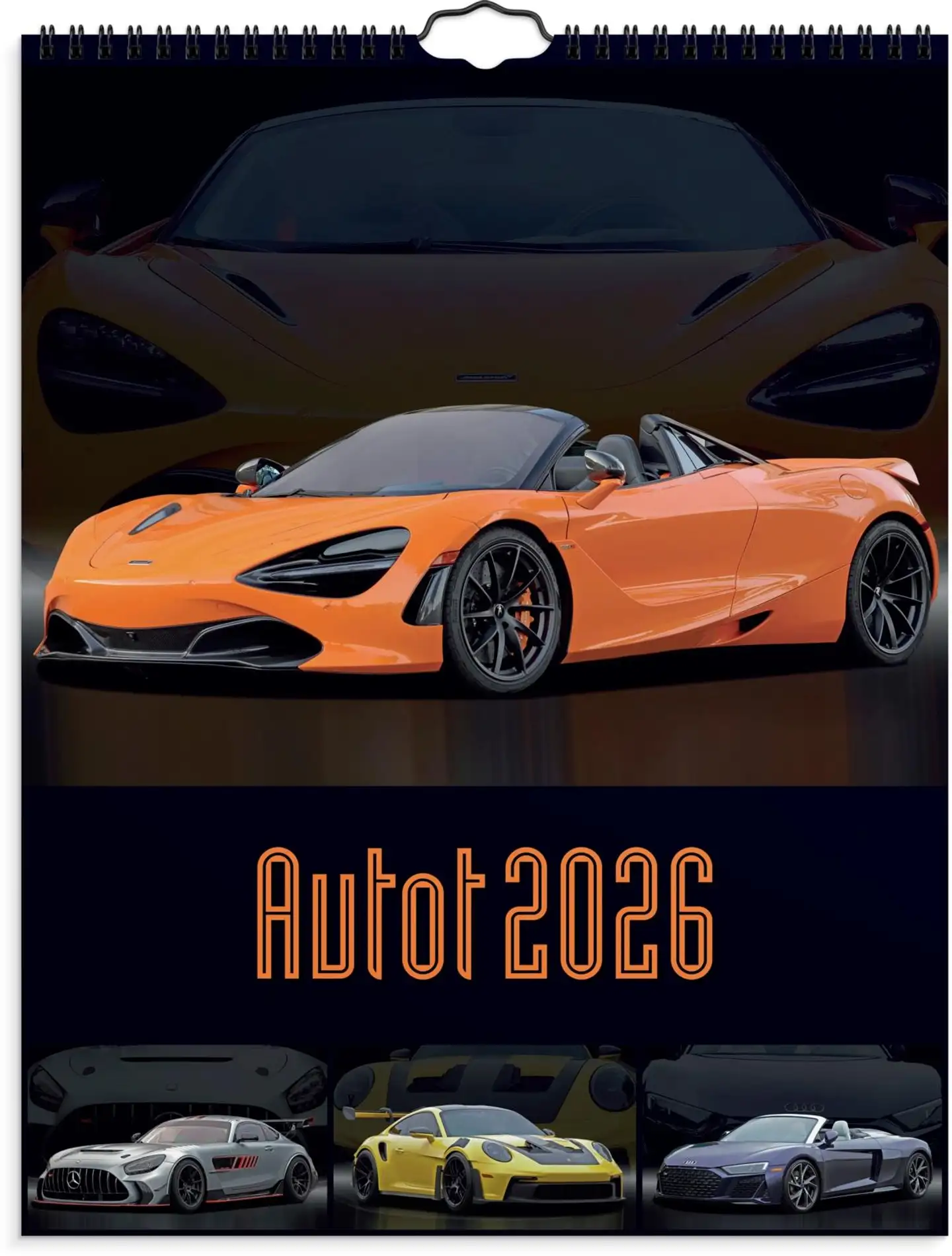 Burde Seinäkalenteri 2026 Autot - 1