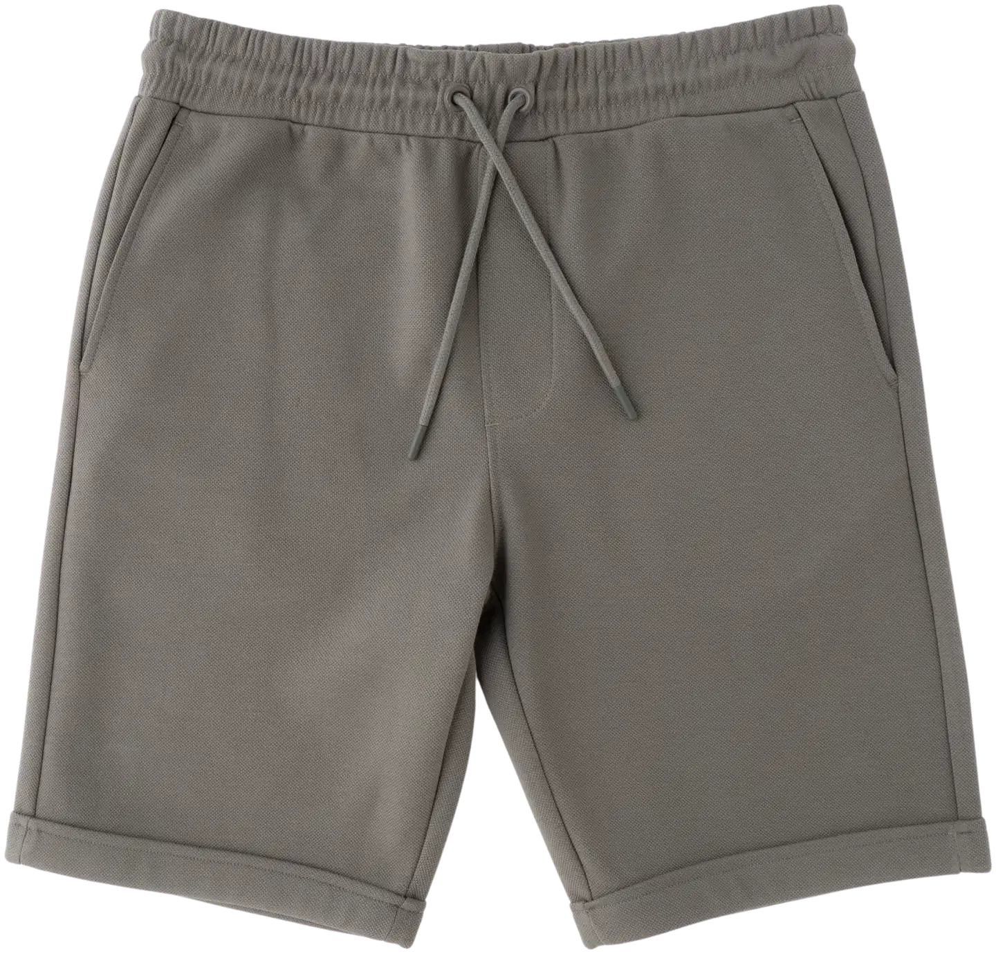 TEX miesten pikeekankaiset joggershortsit I275371 - Khaki light - 3