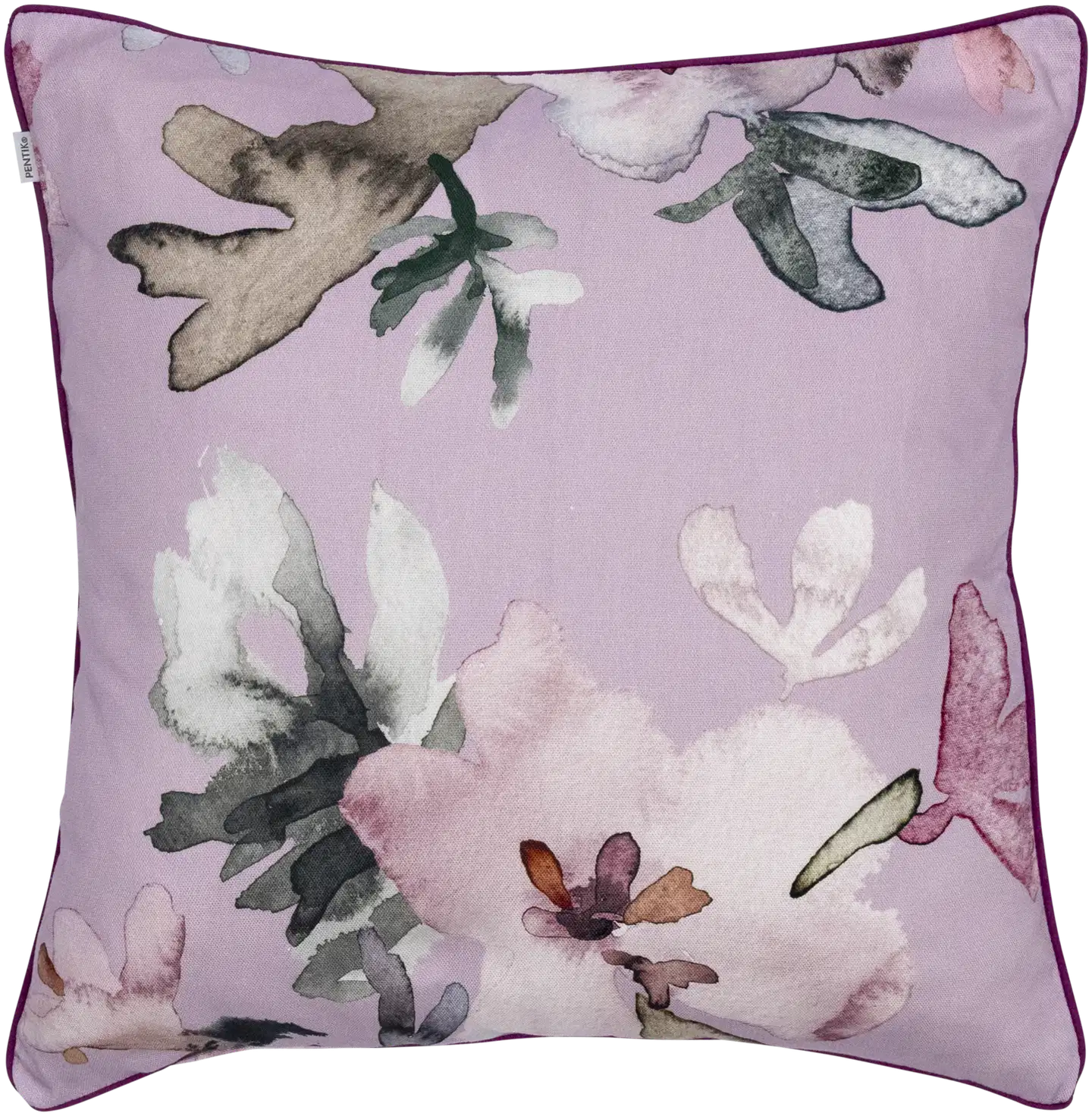 Pentik Hetki tyynynpäällinen 45x45 cm kukka vaaleanpunainen