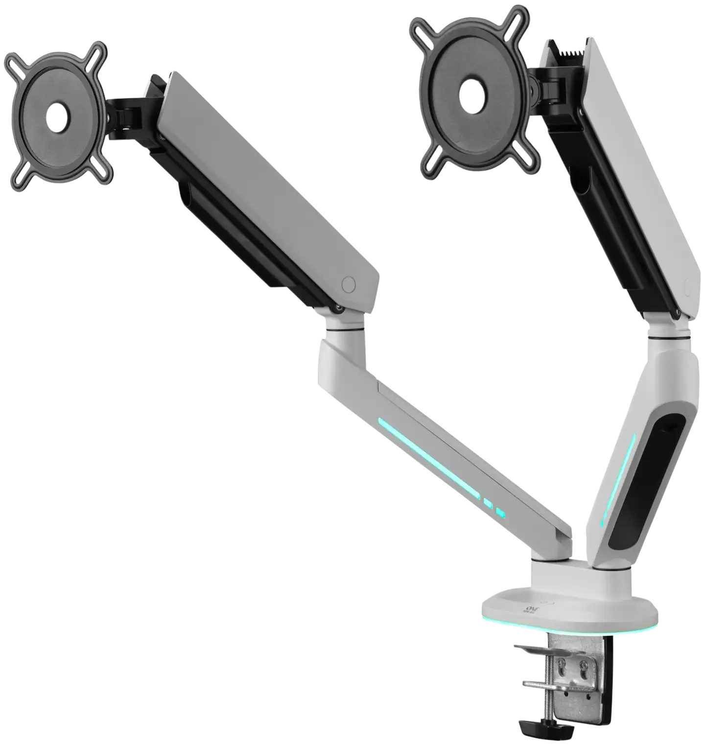 One For All DM8220 RGB Monitorivarsi kahdelle näytölle, valkoinen - 3