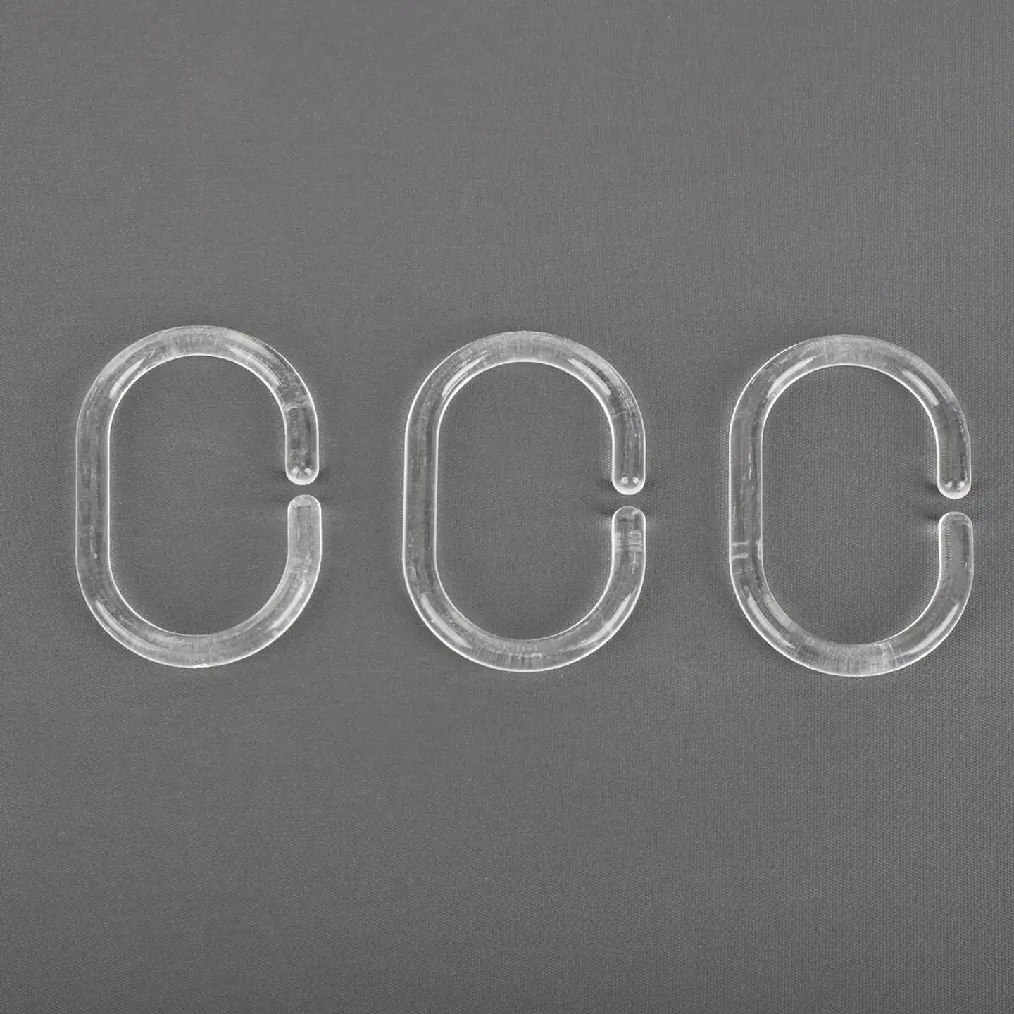 Ihanin suihkuverhorenkaat läpinäkyvä 10 kpl - 3