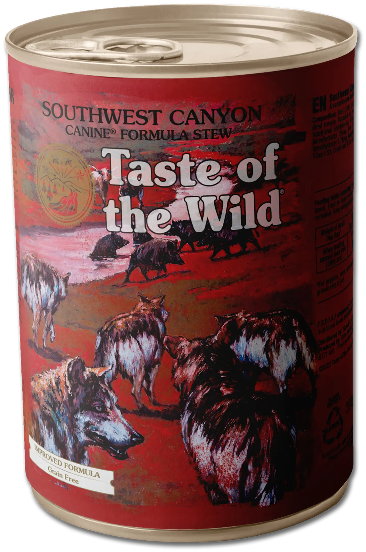 Taste of the wild wetlands southwest canyon 390g can