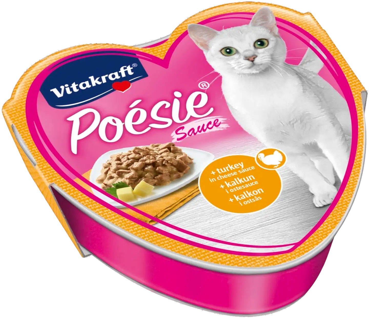 Vitakraft Poésie® Création Kissan märkäruoka, kalkkunaa juustokastikkeessa 85g