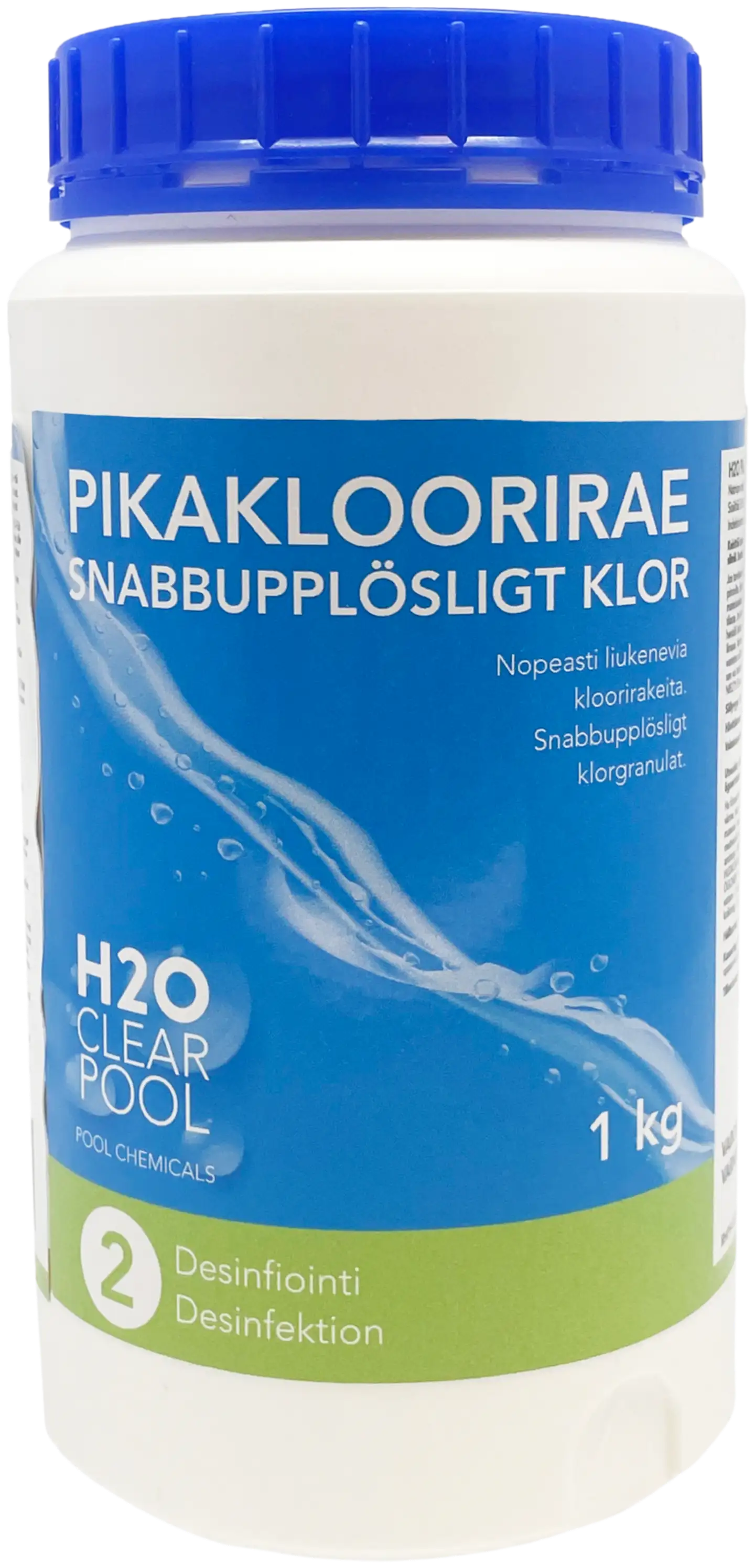 H2O Pikakloorirae 1Kg