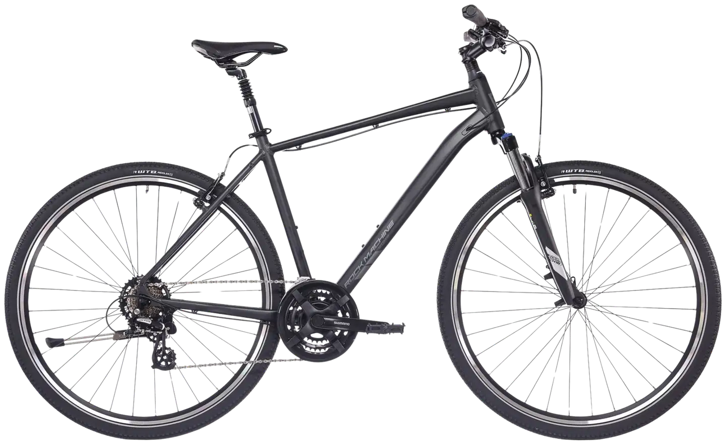 Rock Machine Rokk 30 28” Hybridipyörä 21 vaihdetta runko M musta