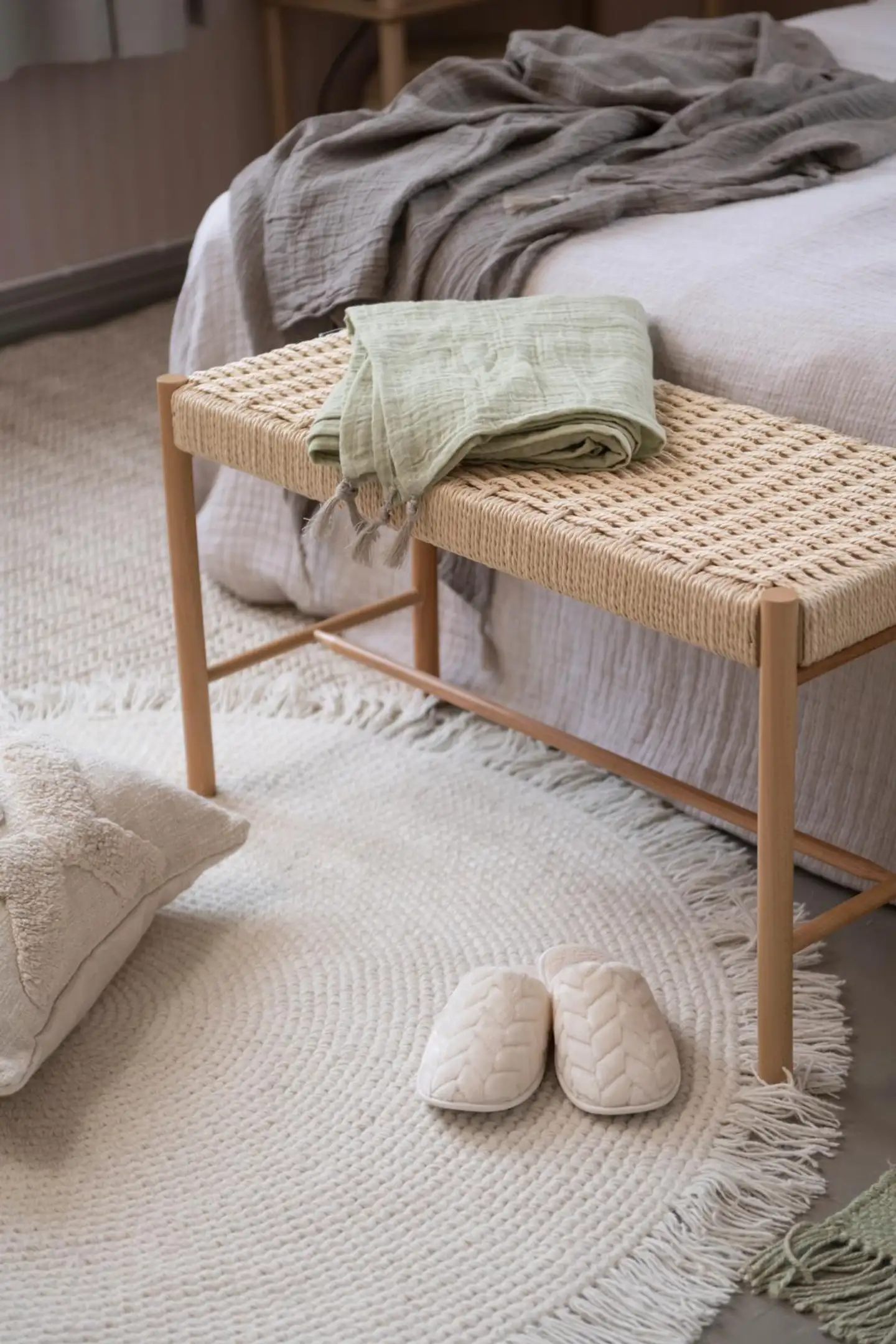 Fanni K Matto Laavu 160 cm luonnonvalkoinen - 7