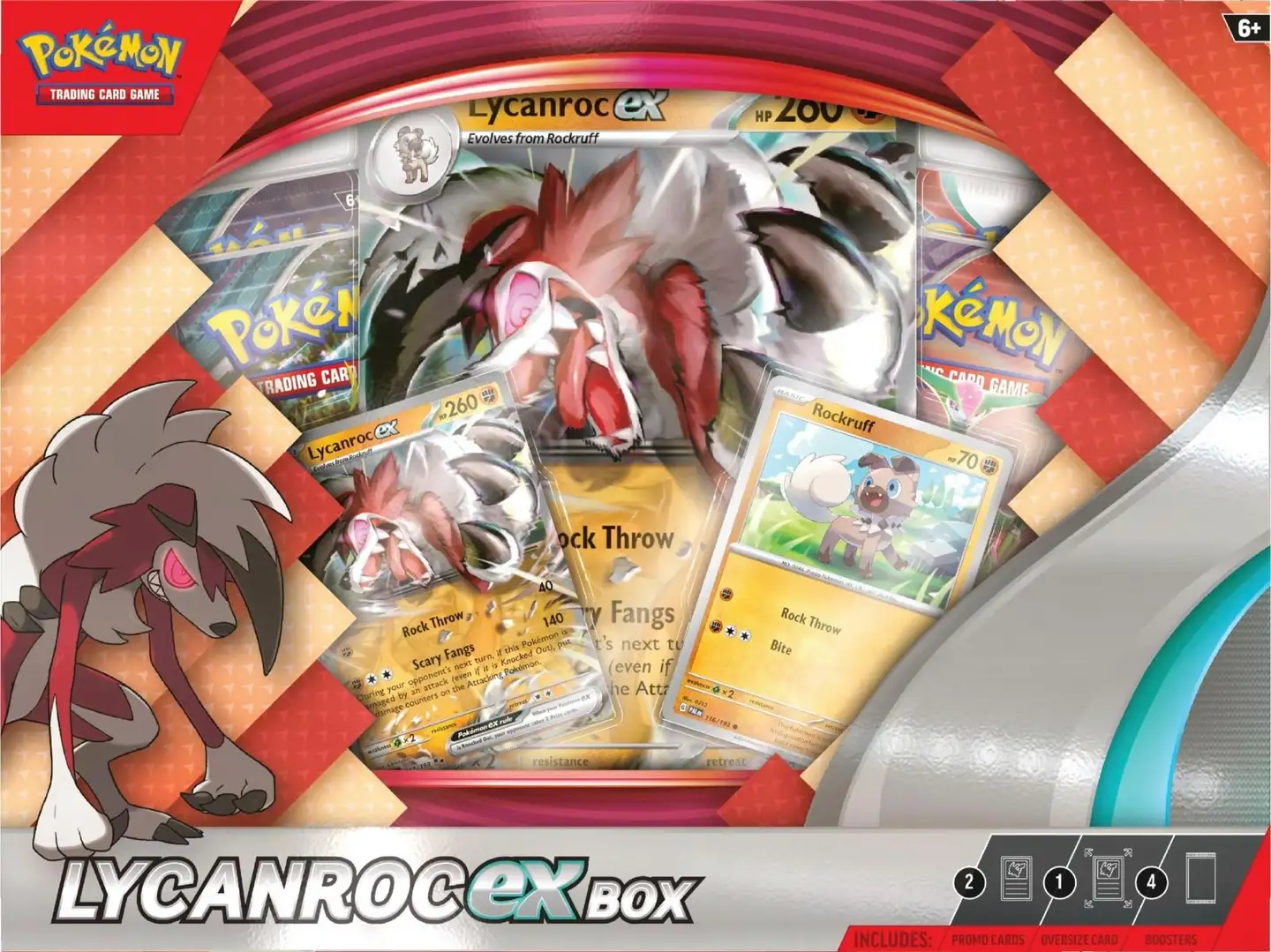 Pokemon EX Box Lycanroc keräilykortit