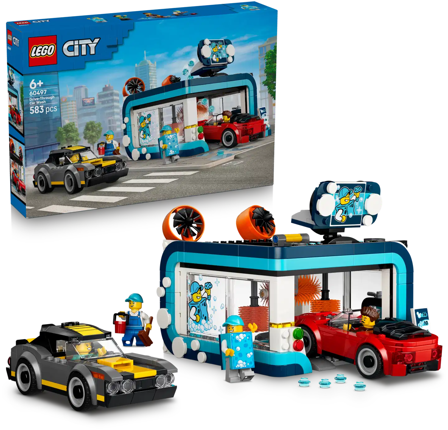 LEGO® My City 60497 Läpiajettava autopesula - 1