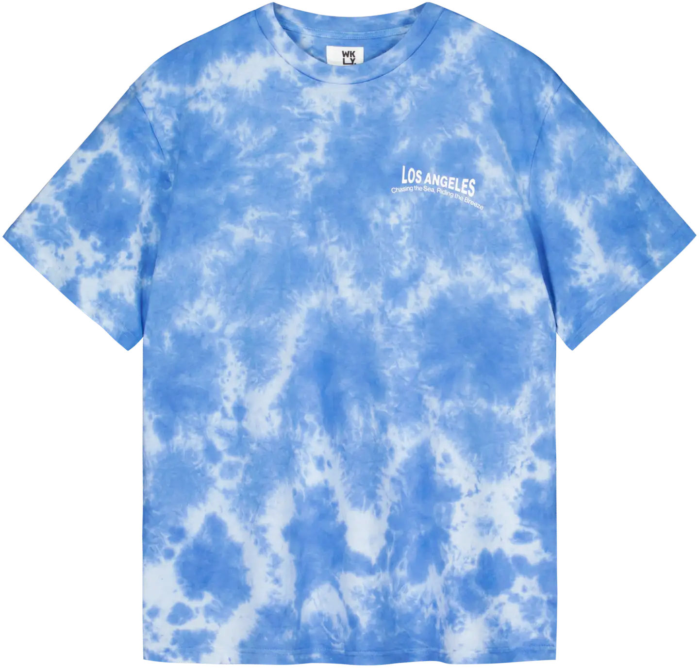 WKLY. miesten t-paita Tie-dye 195W042507 - Blue - 1