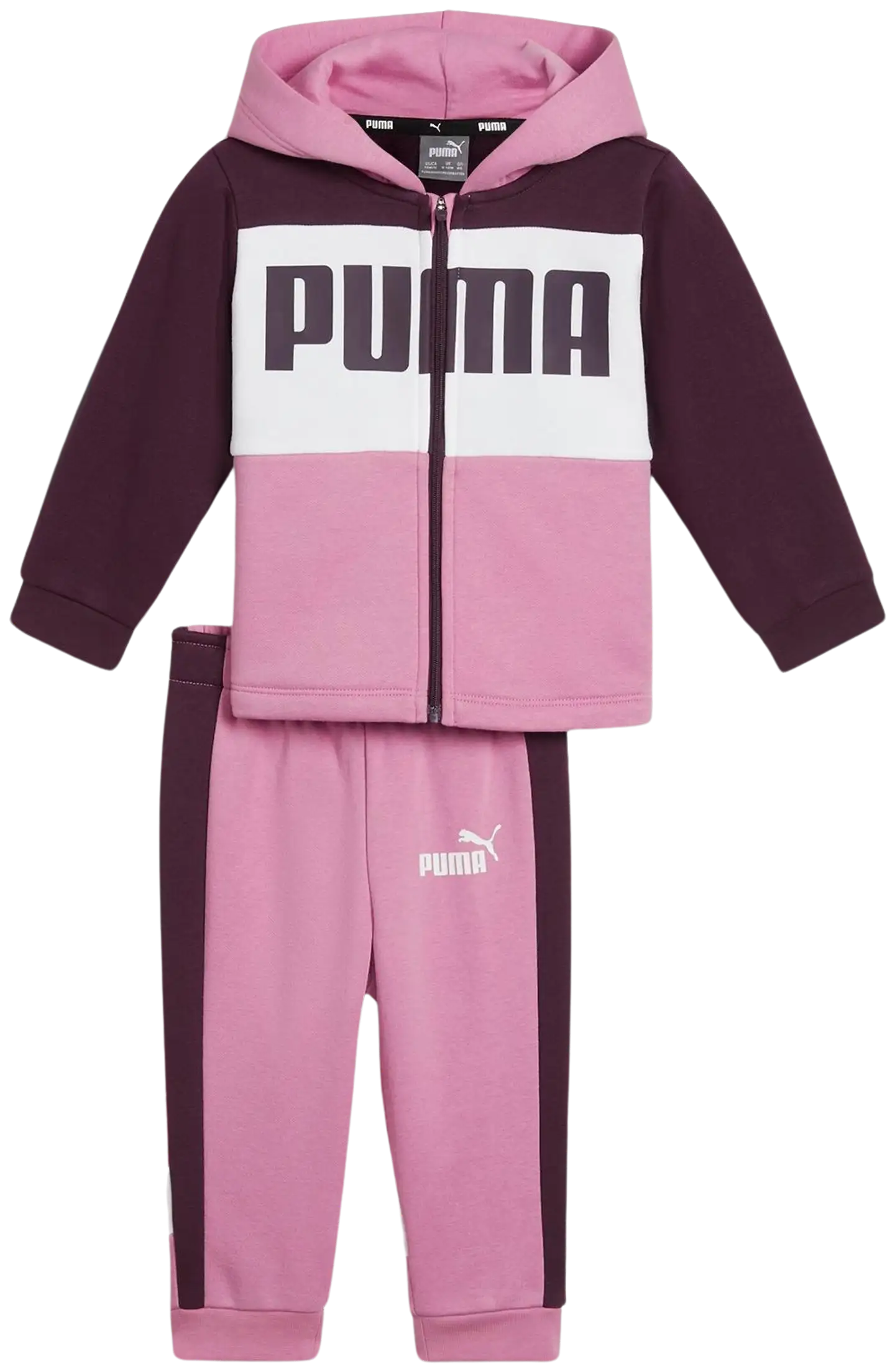 Puma vauvojen MINICATS Colorblock collegesetti FL - Mauved Out - 1