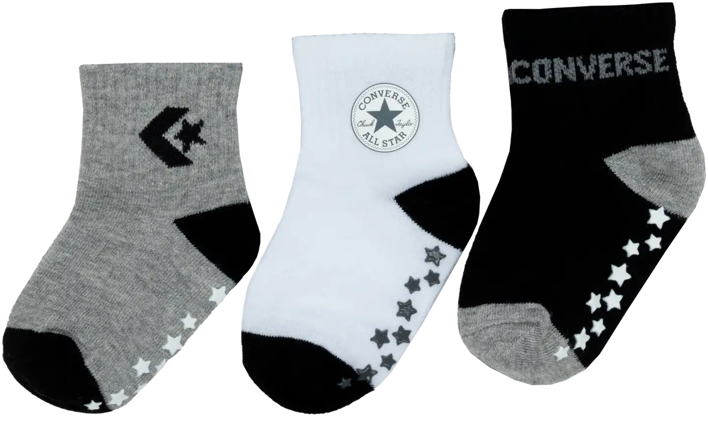 Converse Vauvojen nilkkasukat CHN CNVS A/O STAR Gripper - BLACK - 1