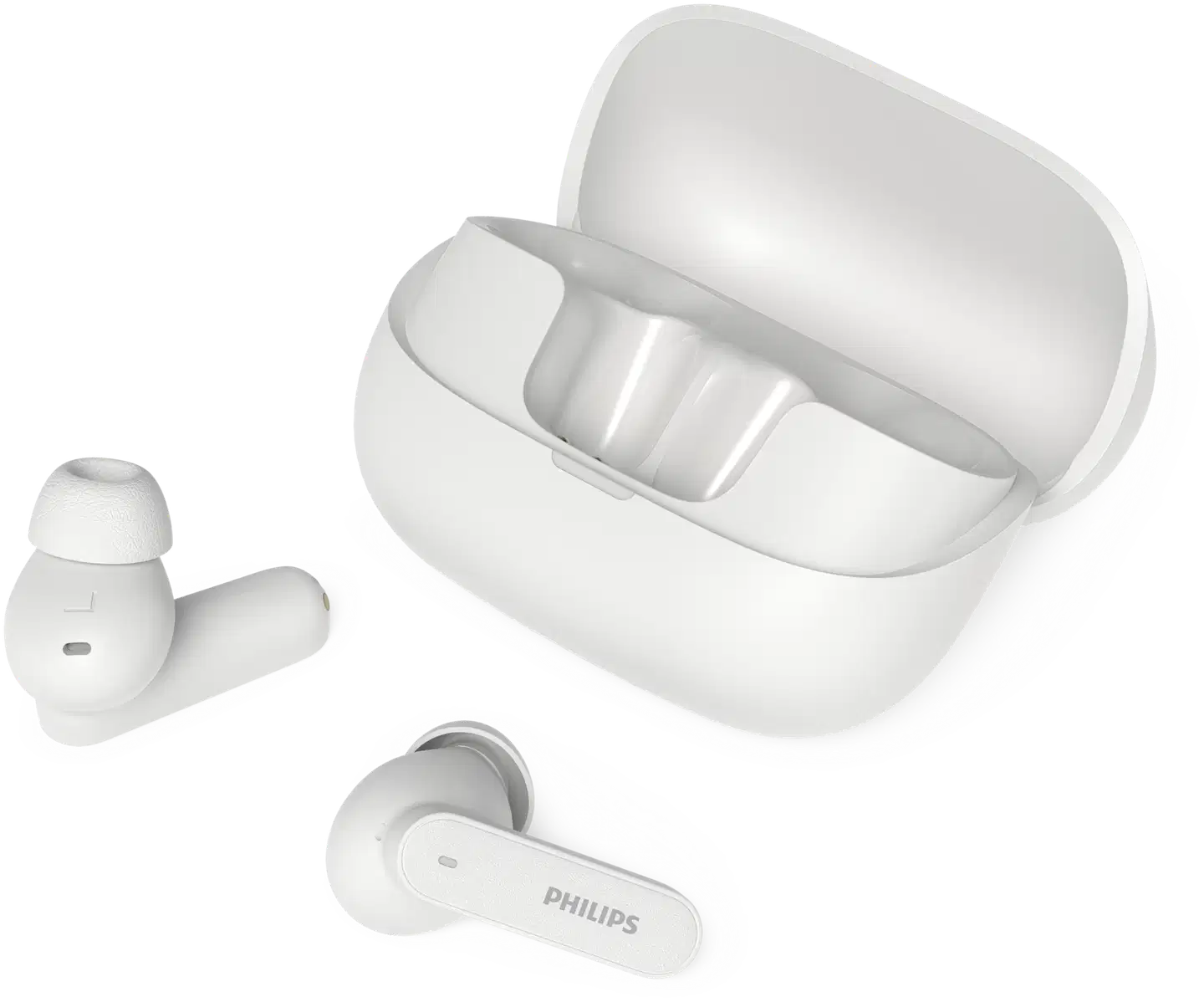 Philips langattomat vastamelunappikuulokkeet TAT3000WT/00 valkoinen - 2