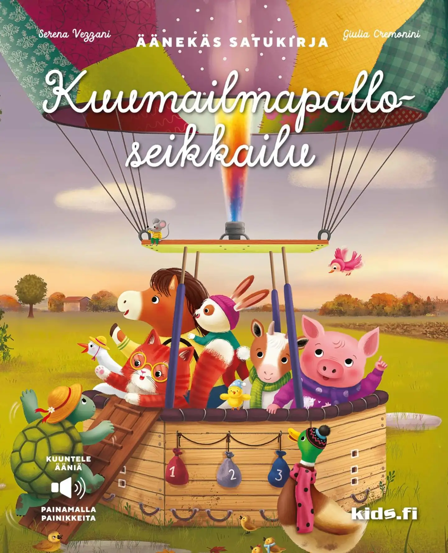 Tamburini, Kuumailmapalloseikkailu - Äänekäs satukirja