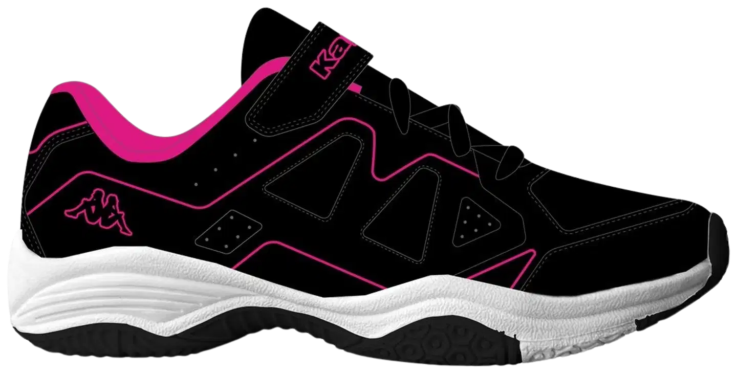 Kappa lasten lenkkari Logo Padennis 311Q75W - black-fuchsia bright rose