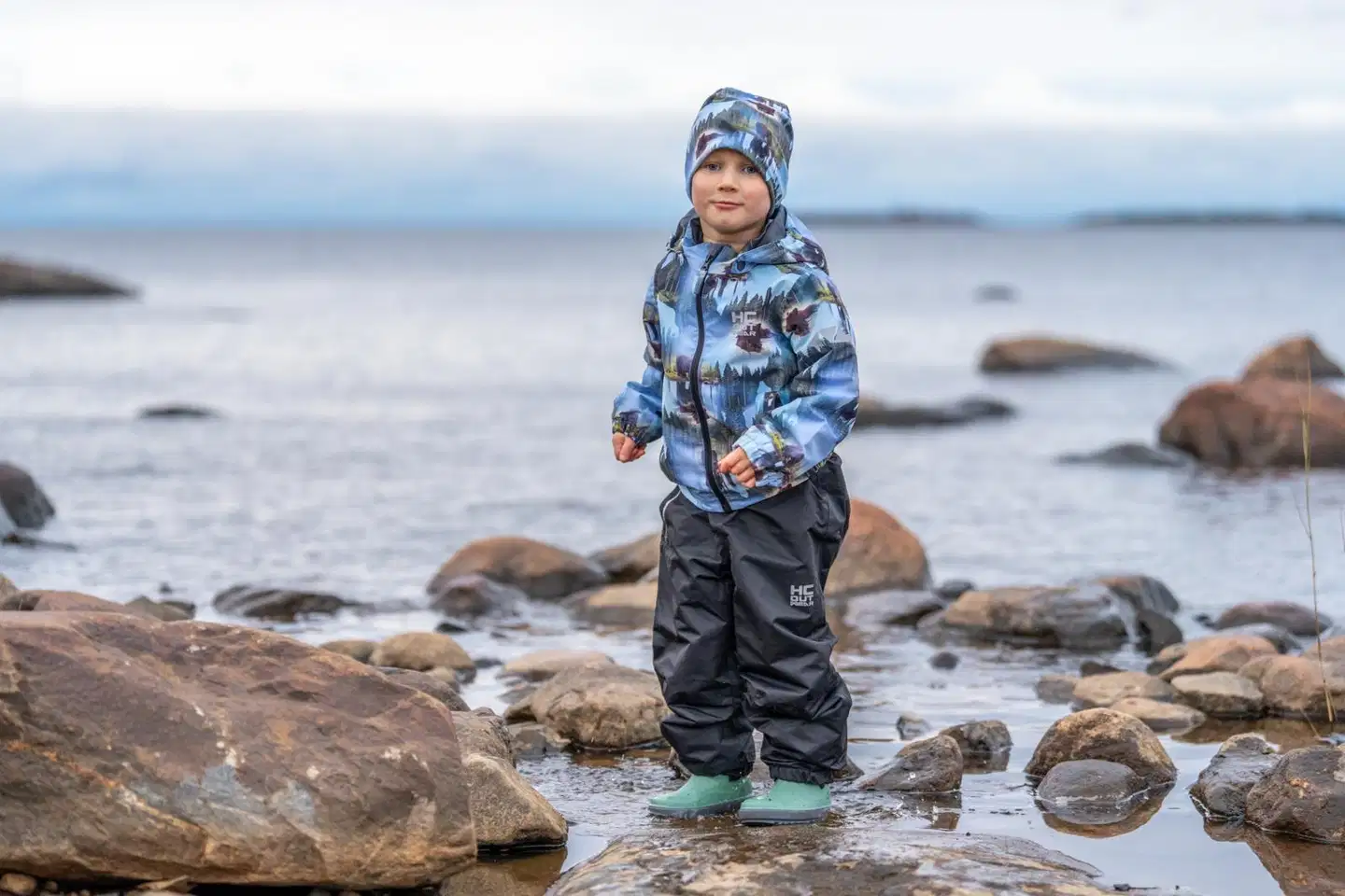 HC Outwear lasten trikoopipo Jonnie - SININEN - 2