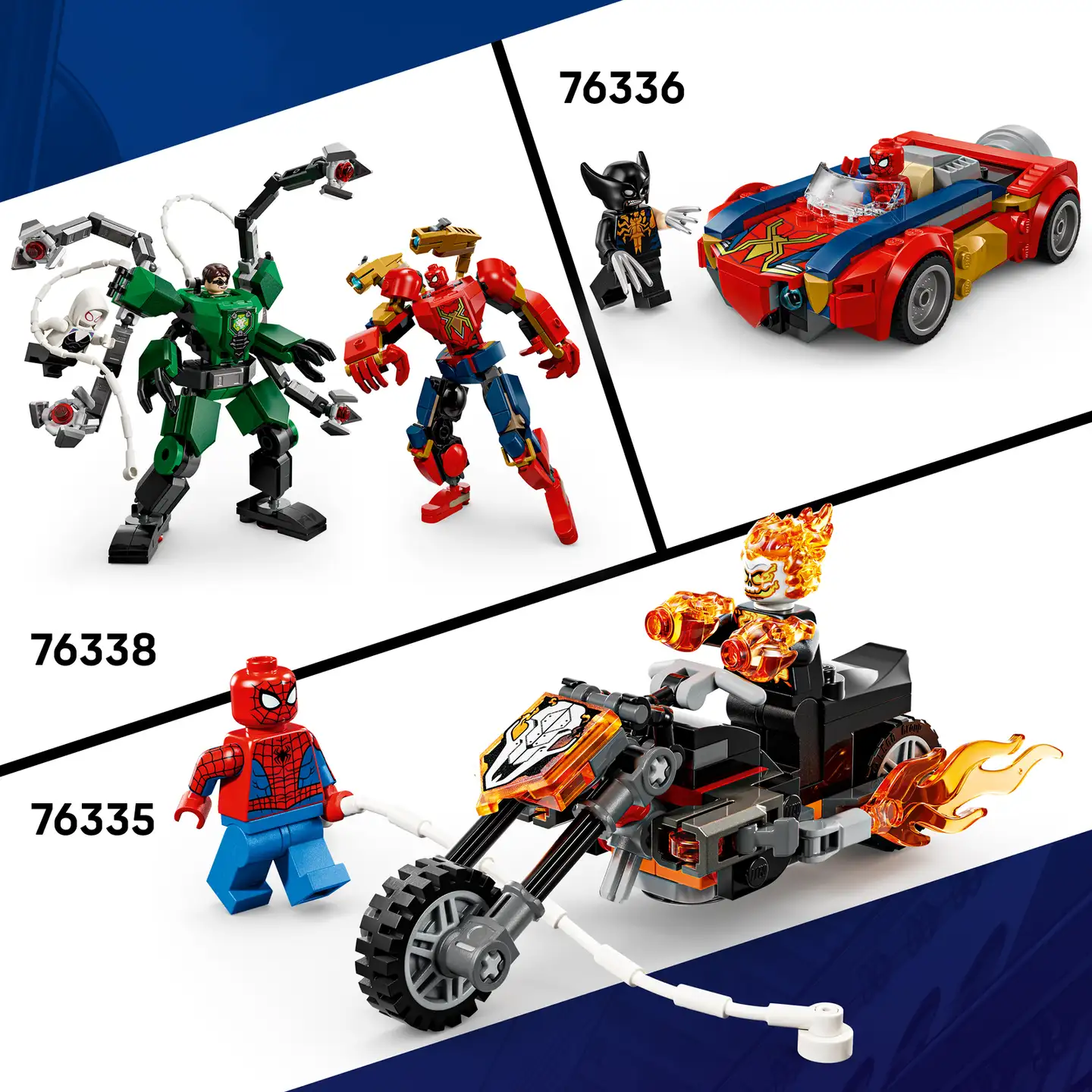 LEGO® Super Heroes Marvel 76337 Miles Moralesin robotti vastaan Spider-Man 2099 - 6