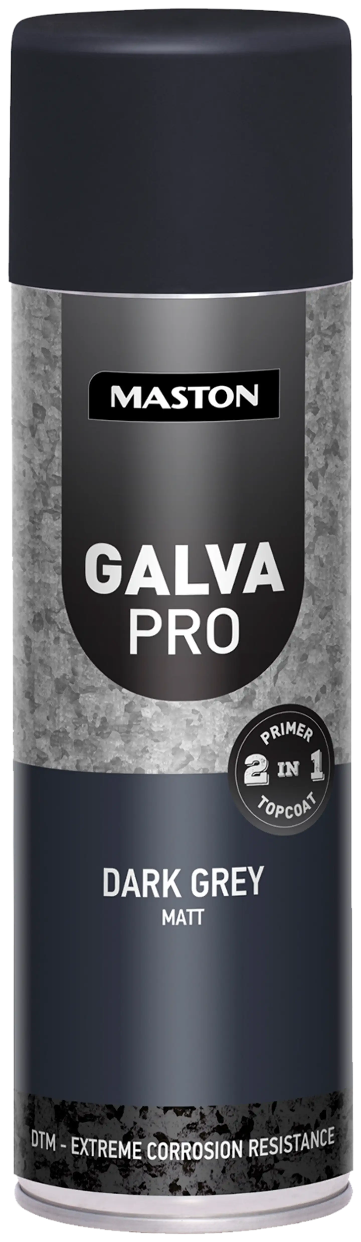 Maston Galva Pro spray Tummanharmaa 500ml
