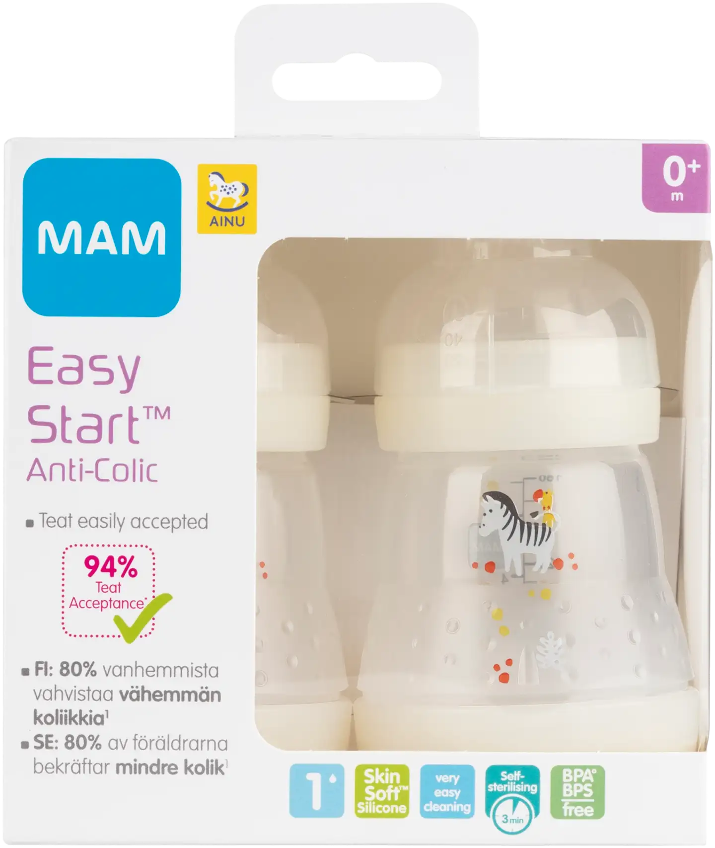 Ainu MAM Easy Start - Anti-Colic 2x160ml tuttipullo