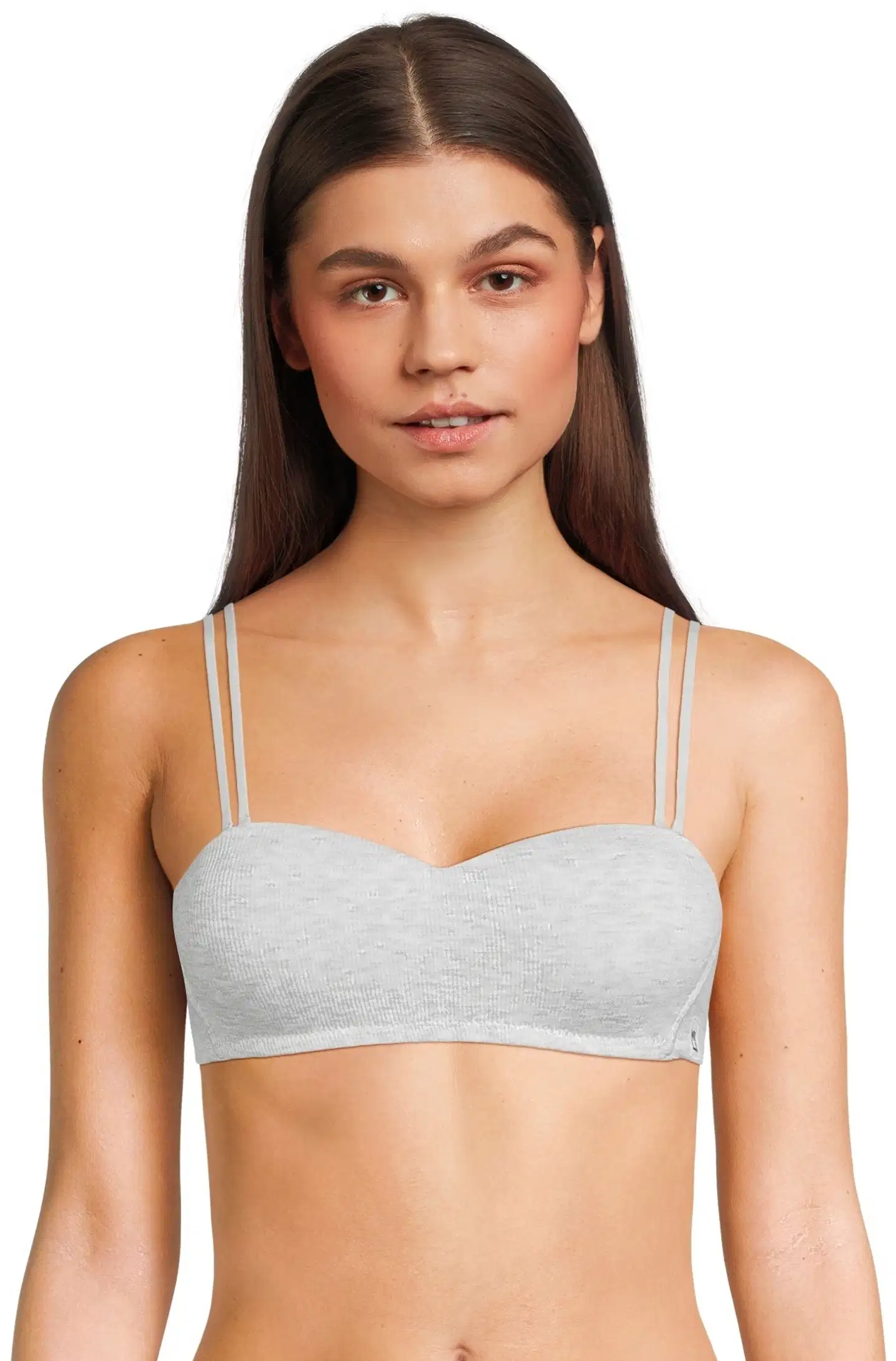 WKLY. naisten olkaimettomat rintaliivit 211W082662 - White melange - 1