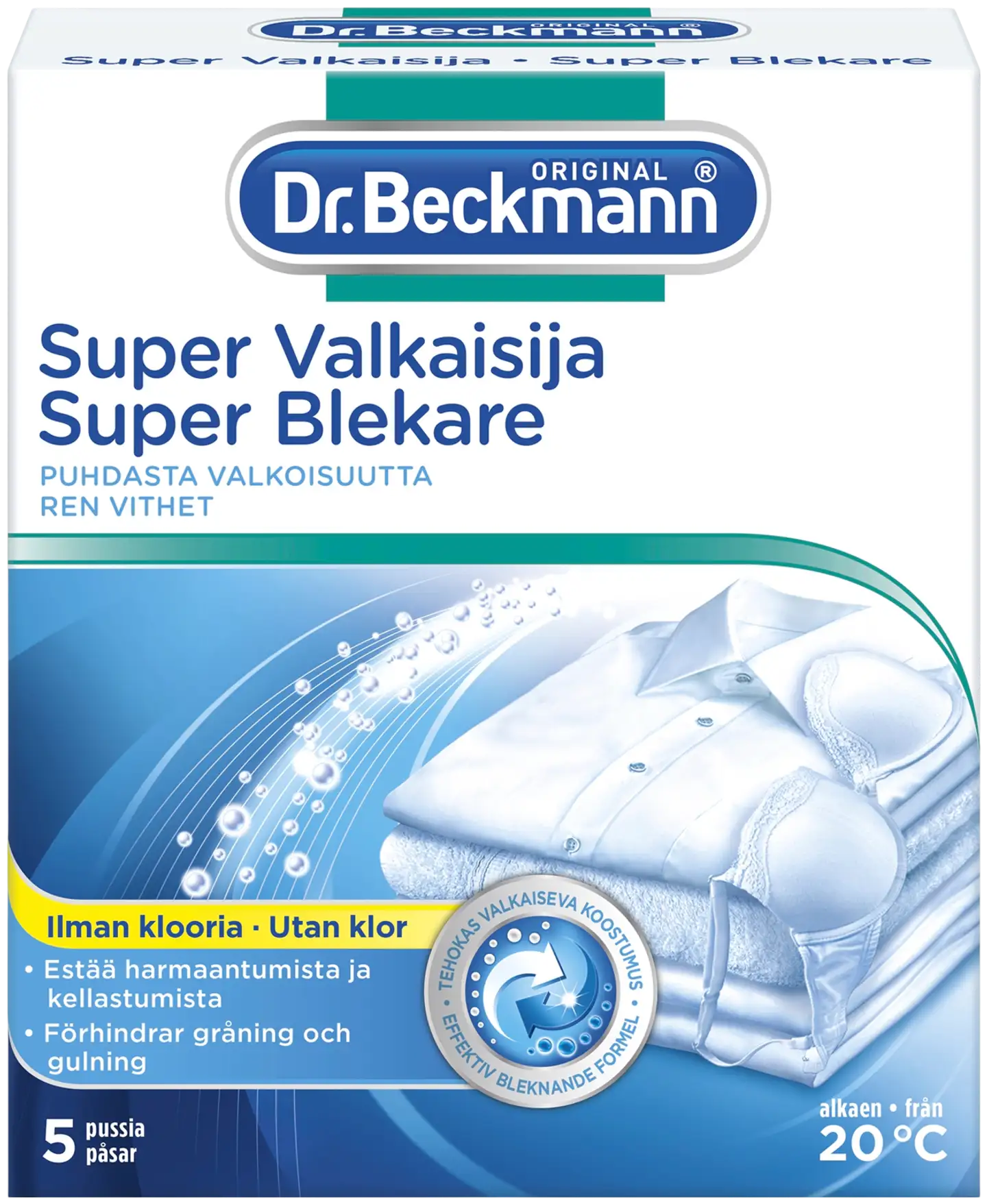 Dr Beckmann 5x40g Super Valkaisija