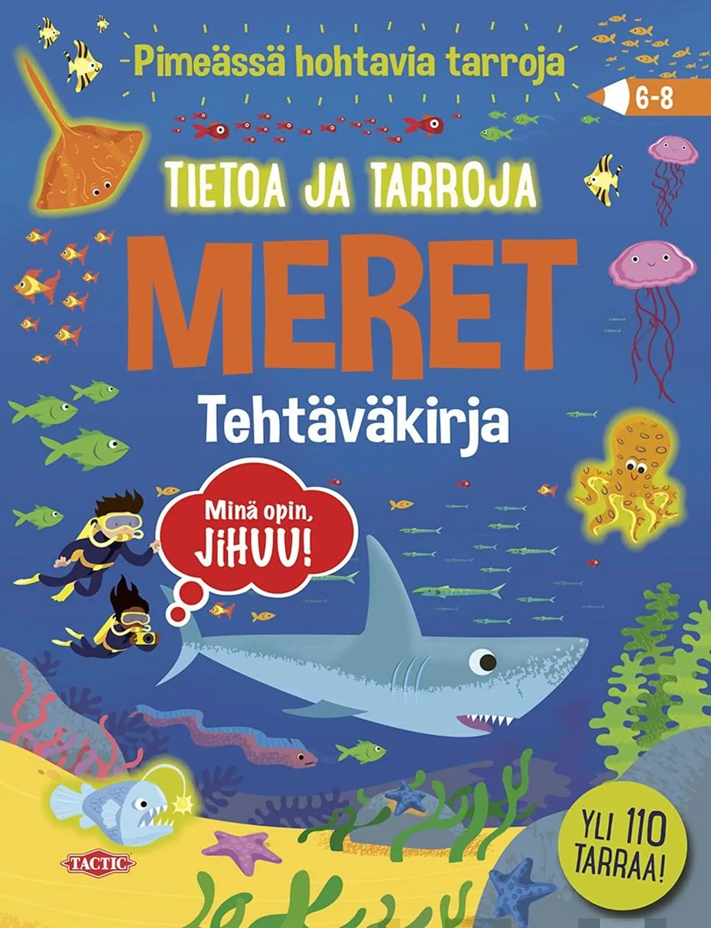 Tietoa ja tarroja - Meret : Tehtäväkirja