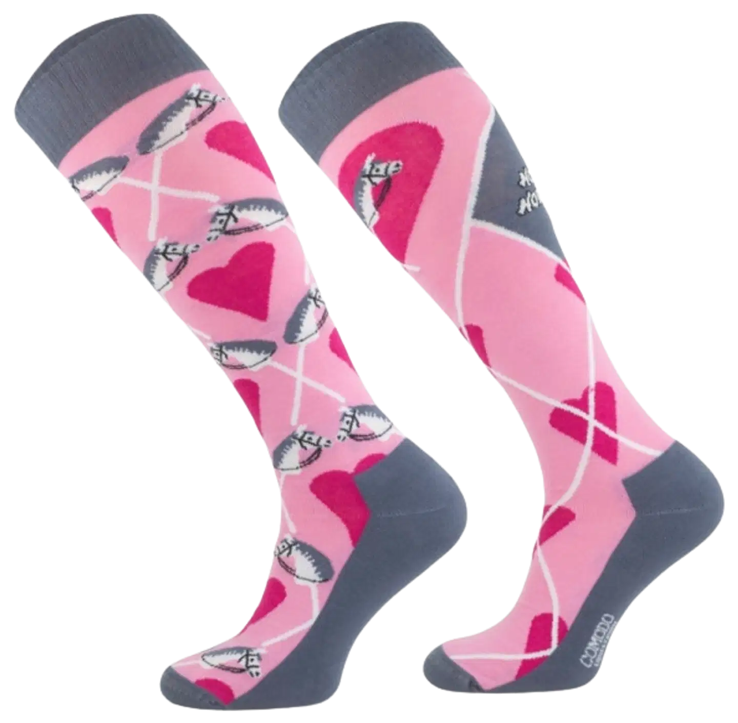 Wahlsten ratsastussukat puuvillaa - Pinkki