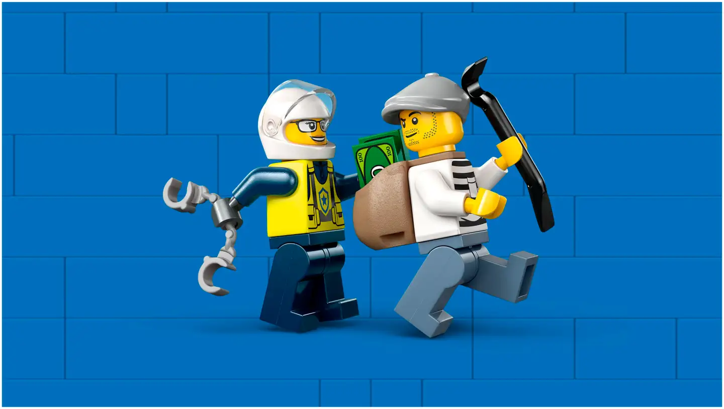 LEGO® City Police 60455 Takaa-ajo poliisimoottoripyörällä - 6