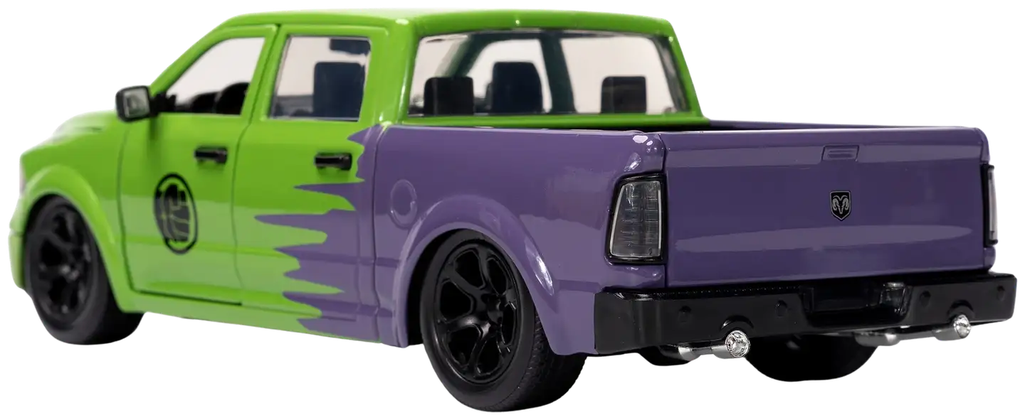 Jada Marvel Hulk ja 2014 Dodge Ram 1500, 20 cm, 1:24, die-cast - 6