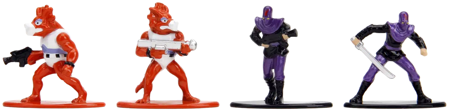 Jada Turtles keräilyhahmot, 4 cm, metallia (die-cast), 18 kpl/pakkaus - 7