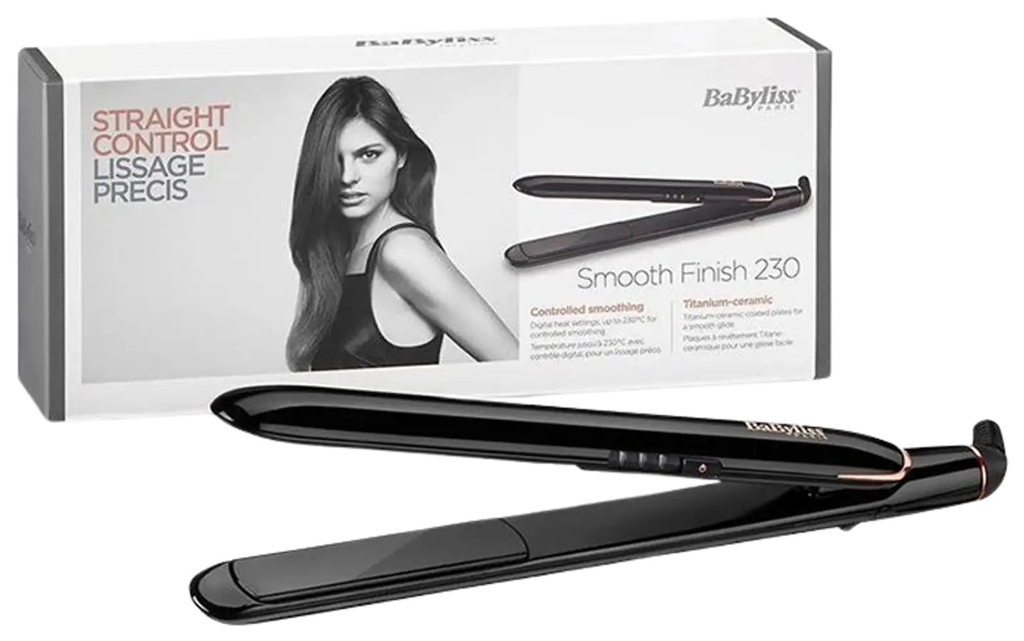 BaByliss suoristusrauta Smooth Finish 230