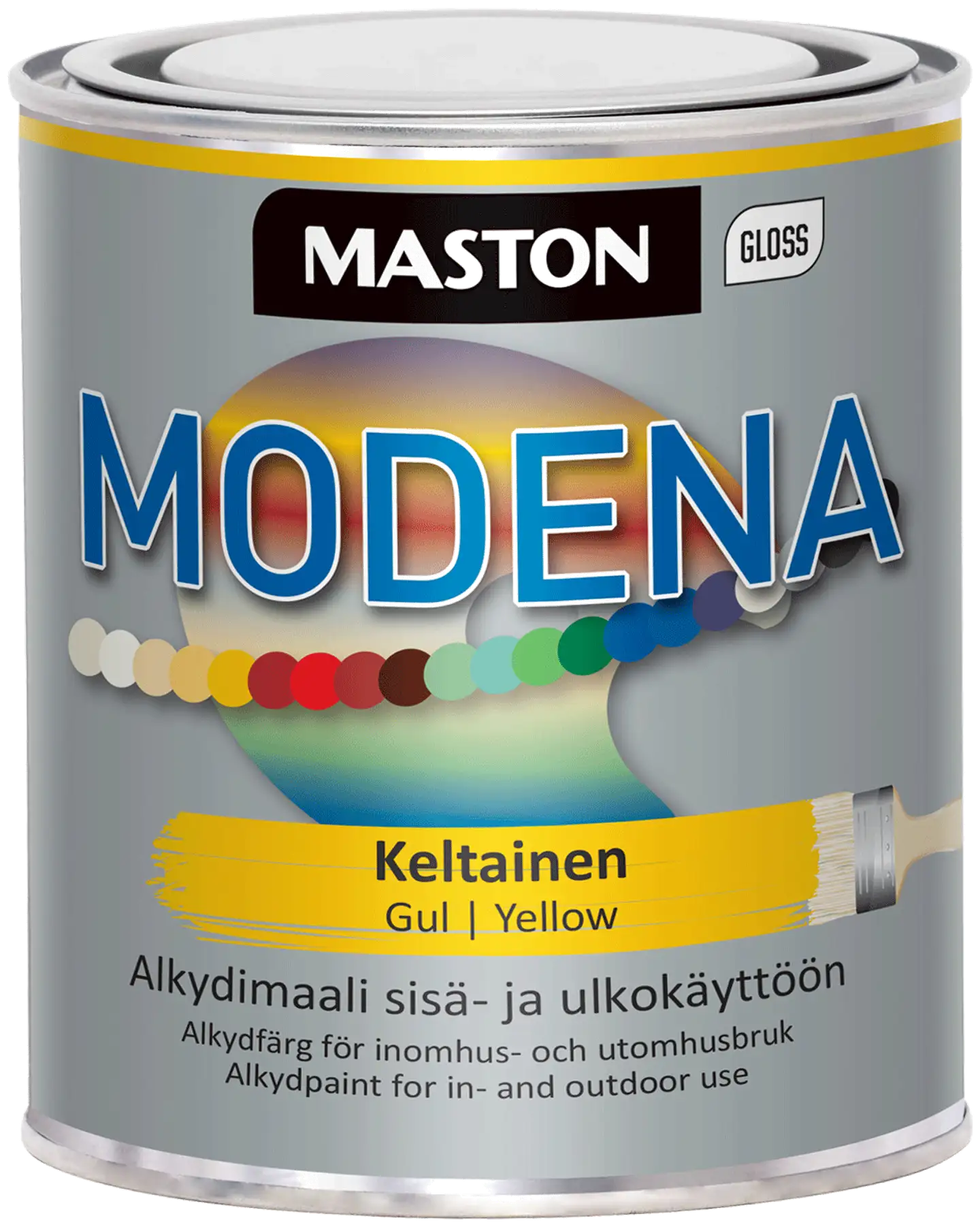 Maston maali Modena keltainen 1 l - 1