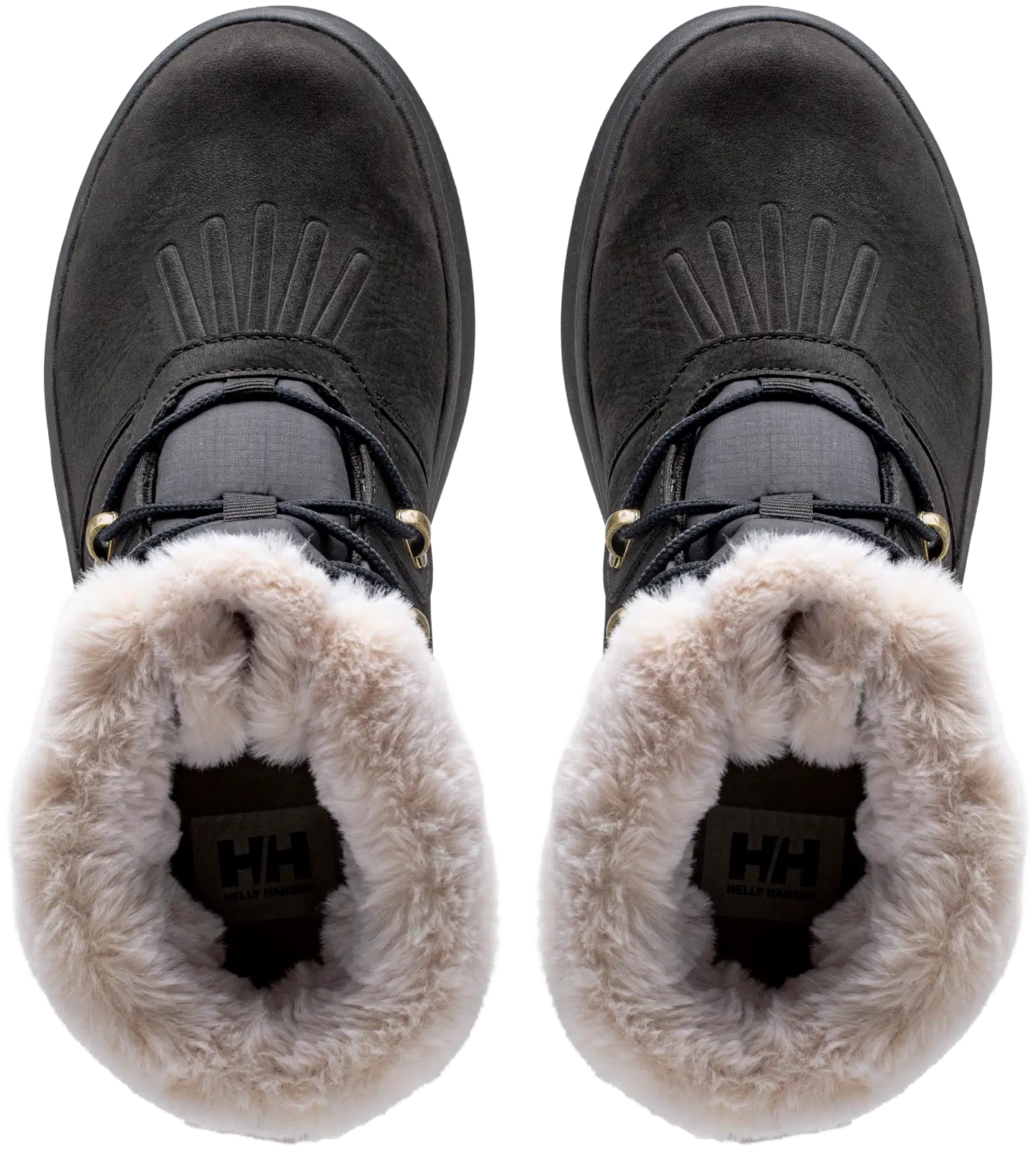 Helly Hansen naisten talvinahkanilkkuri W Garibaldini 12150 - Black/Cream - 4
