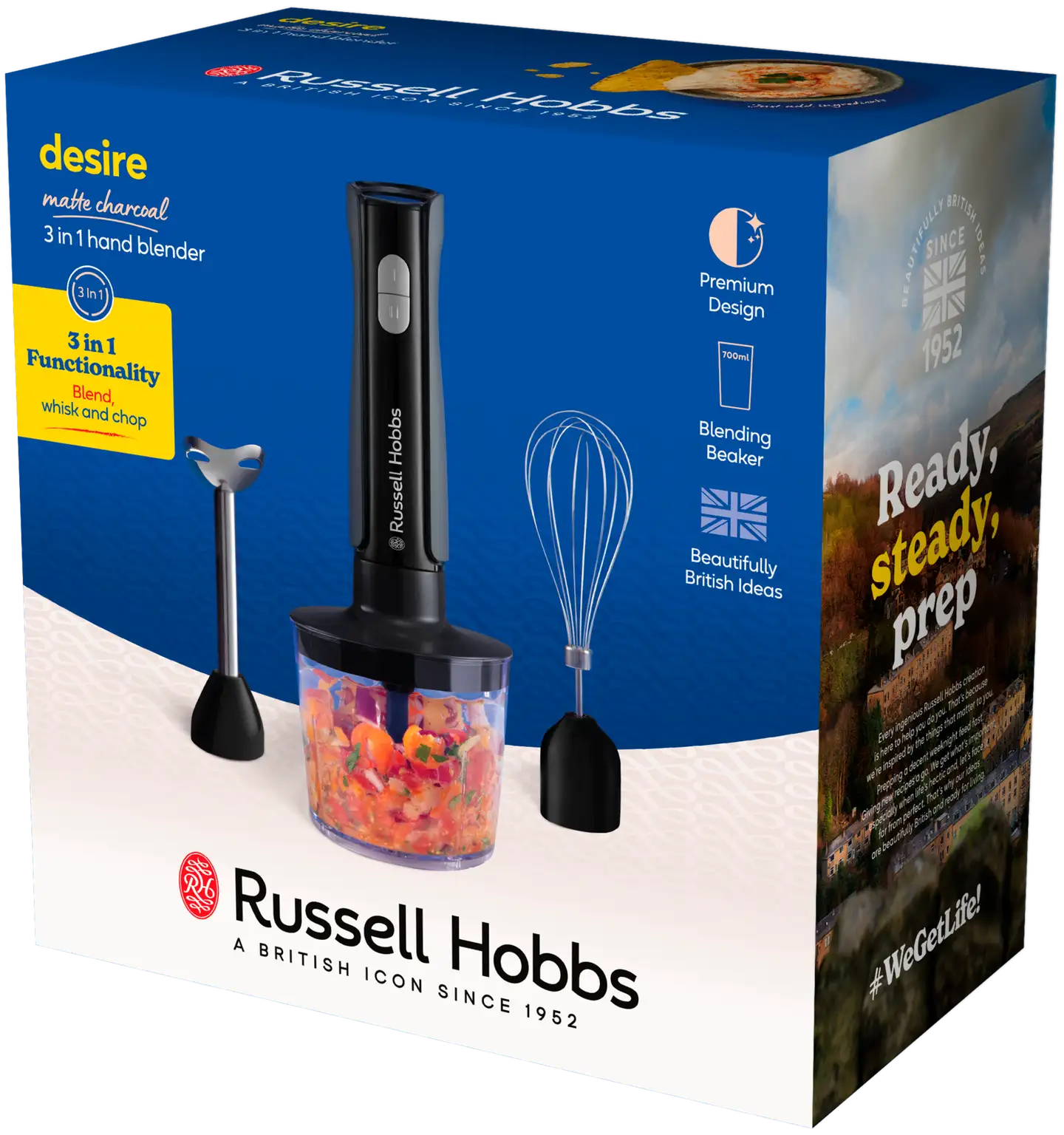 Russell Hobbs sauvasekoitin 3in1 Desire Matte Charcoal 27141-56 - 9