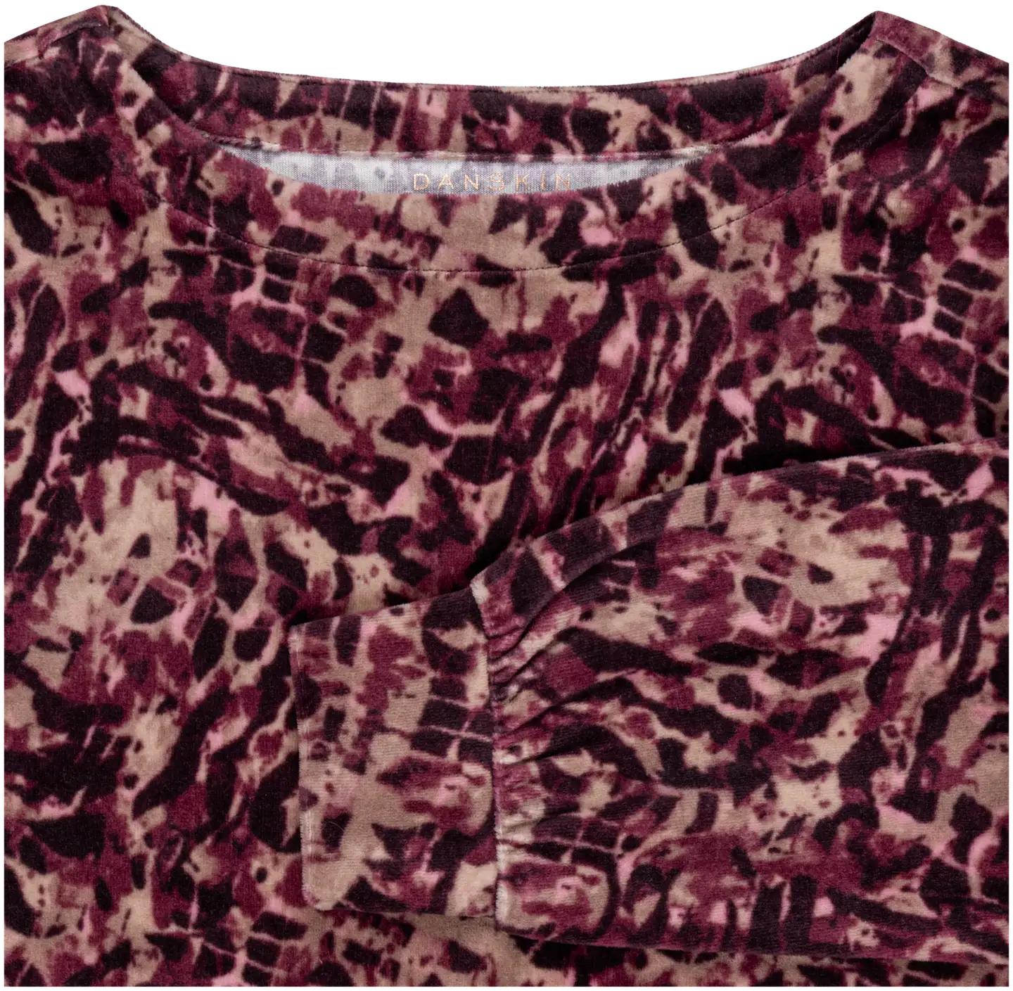Danskin naisten velourpusero DCA25015 - AOP - 3