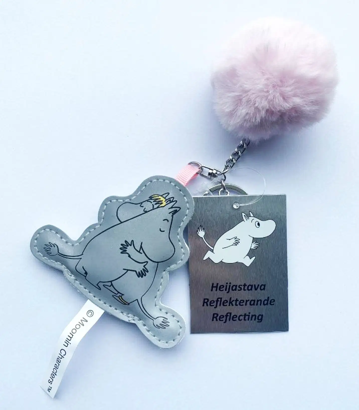 Luminary-Moomin heijastava laukkukoriste/avaimenperä Halaus - 3