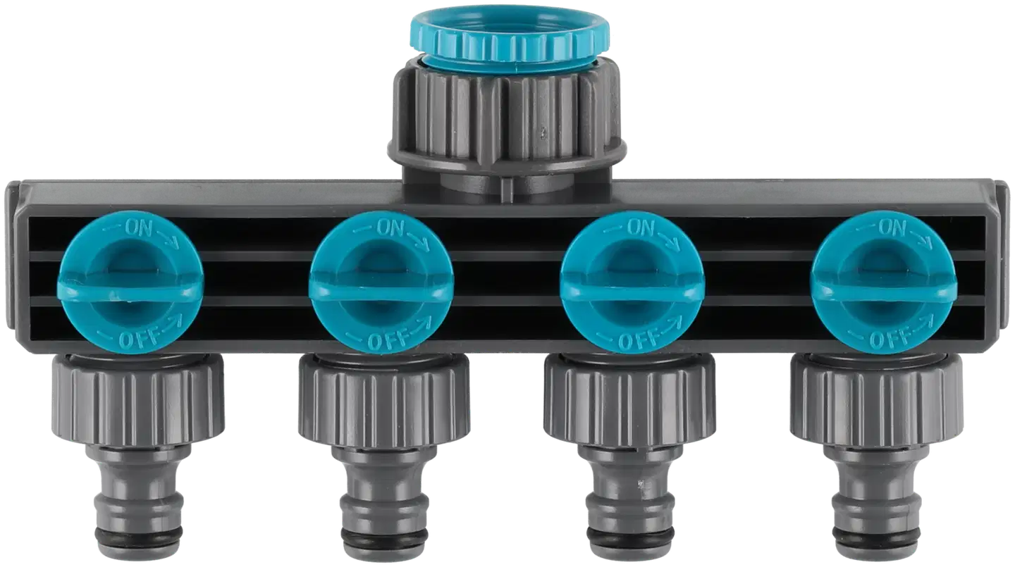 Tarmo 4-Haarainen Hanaliitin 3/4" - 1" - 2