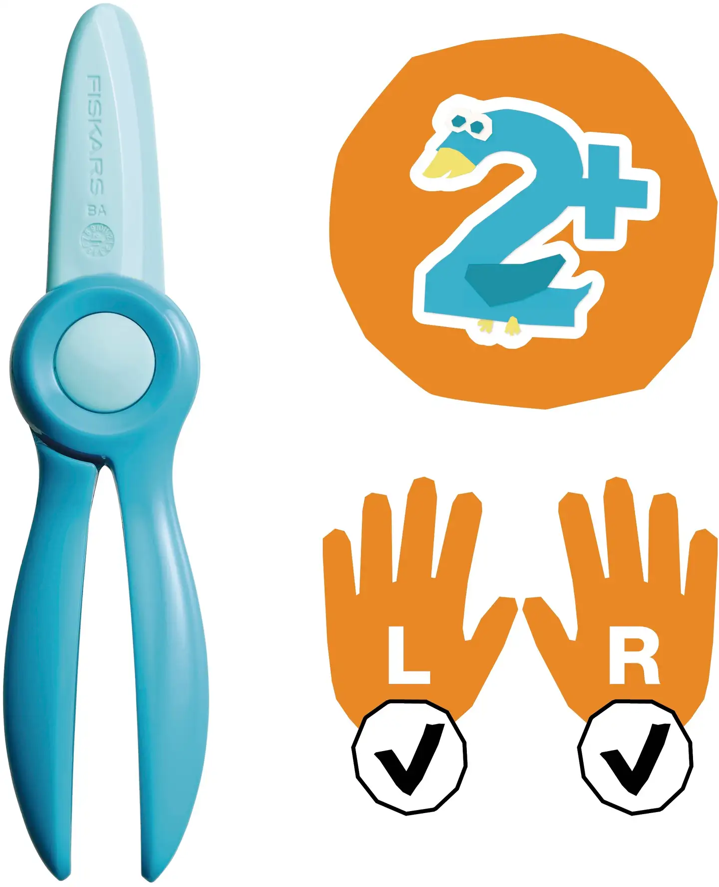 Fiskars Ensisakset & askartelukirja 2+ - 1