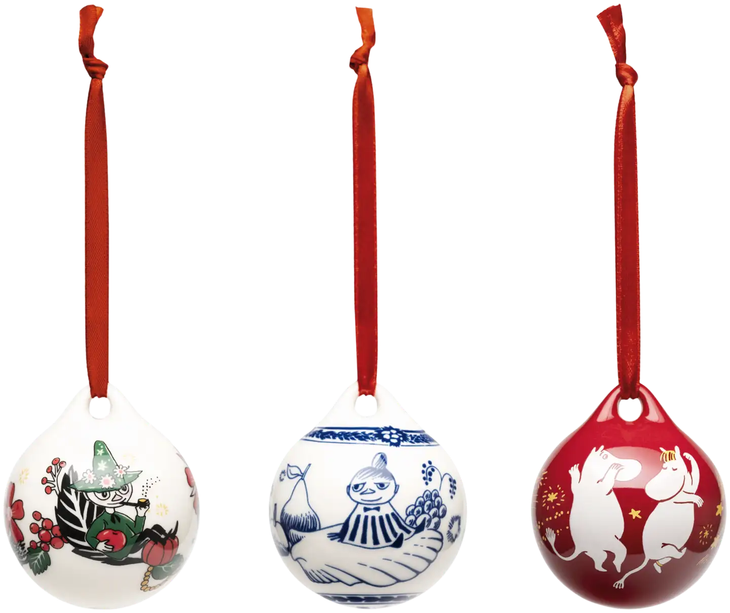 Moomin Arabia Finland vuosipallo Muumi 50 mm, 3kpl - 2