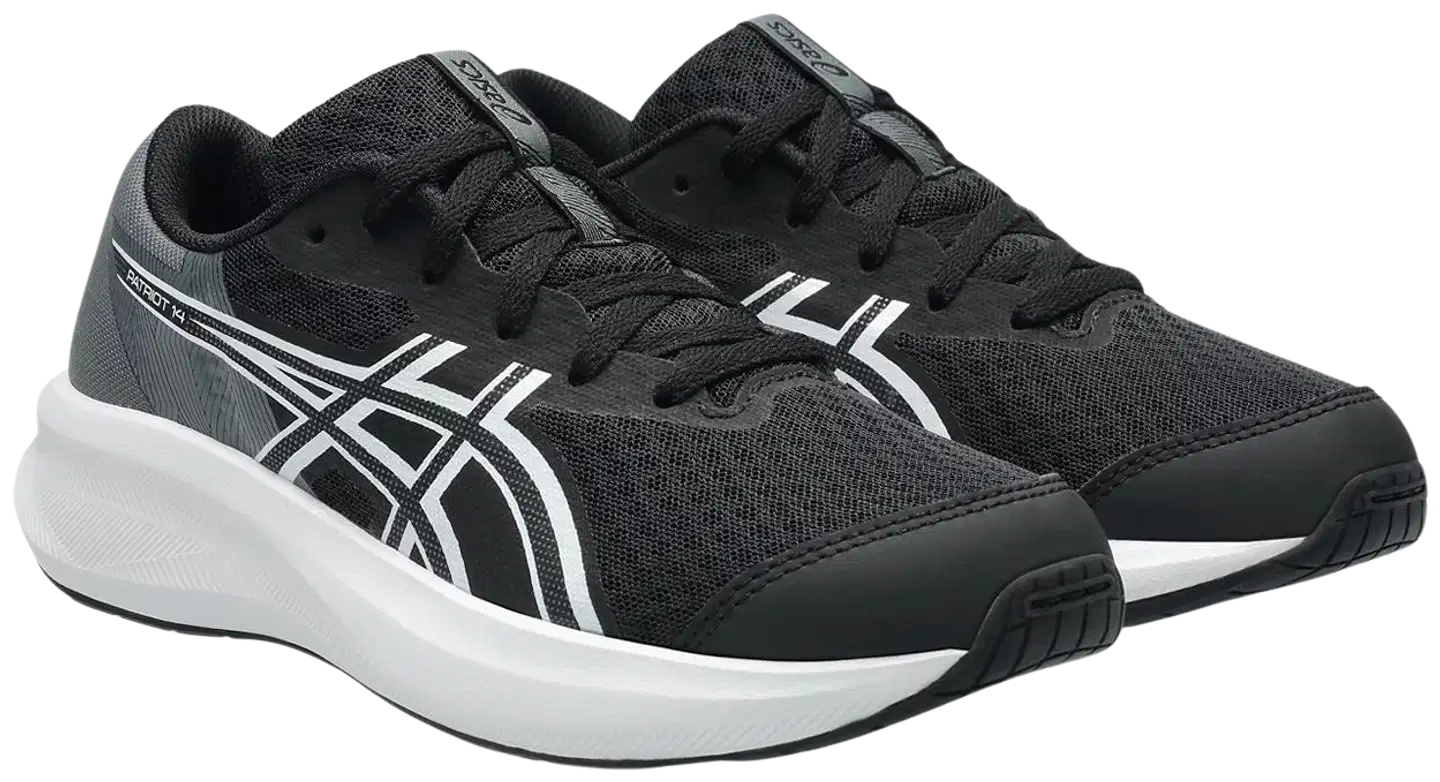 Asics lasten juoksukengät Patriot 14 GS - Black/white - 3