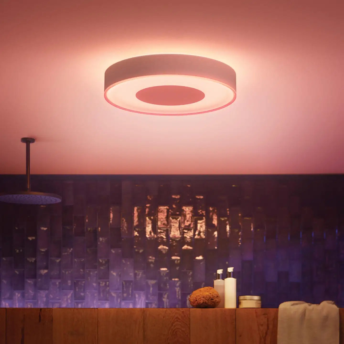 Philips Hue Xamento -kattovalaisin kylpyhuoneeseen 53W 2000-6500K 3700LM iso valkoinen - 7