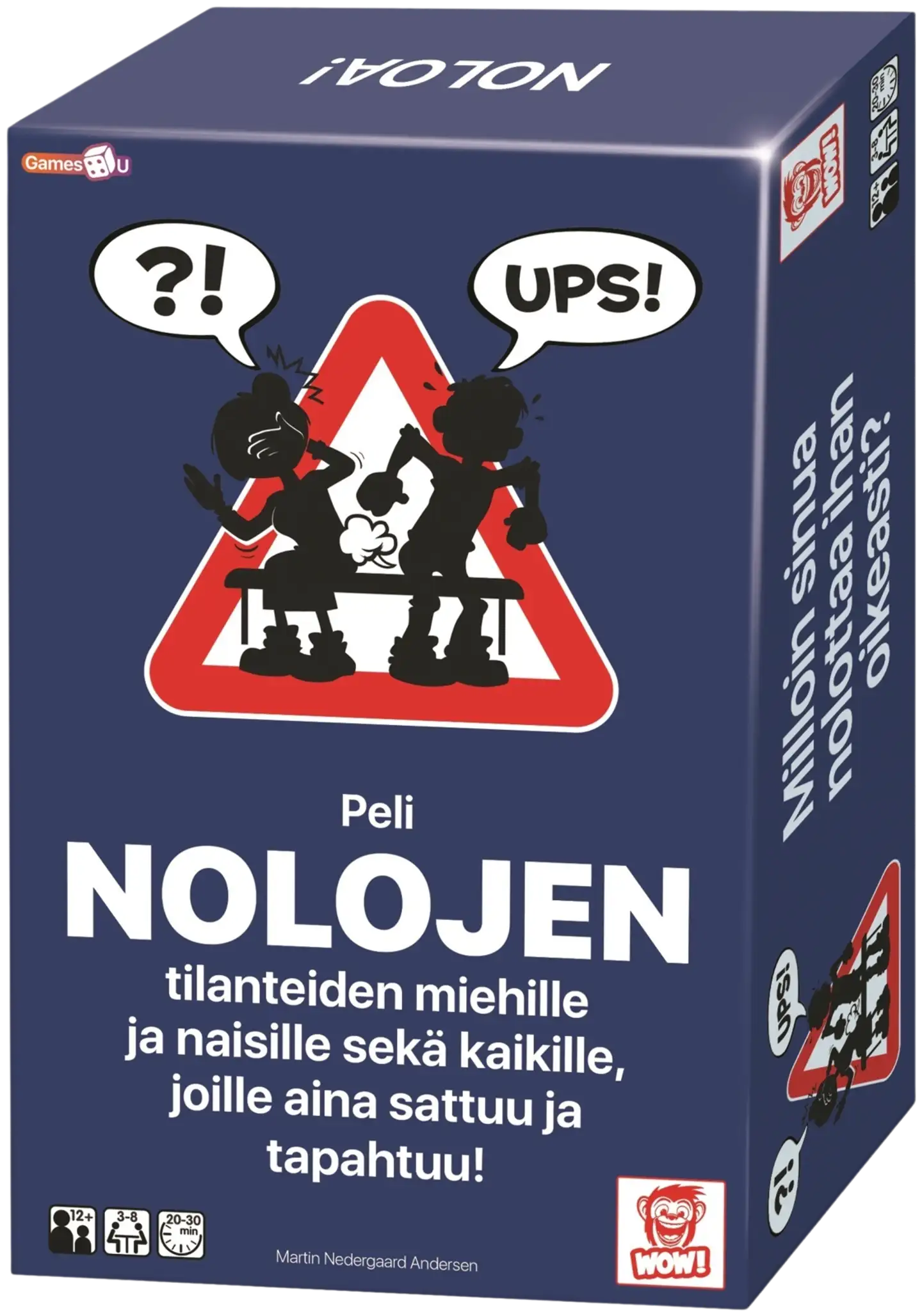 Peli nolojen tilanteiden miehille ja naisille sekä kaikille, joille aina sattuu ja tapahtuu ! - 1