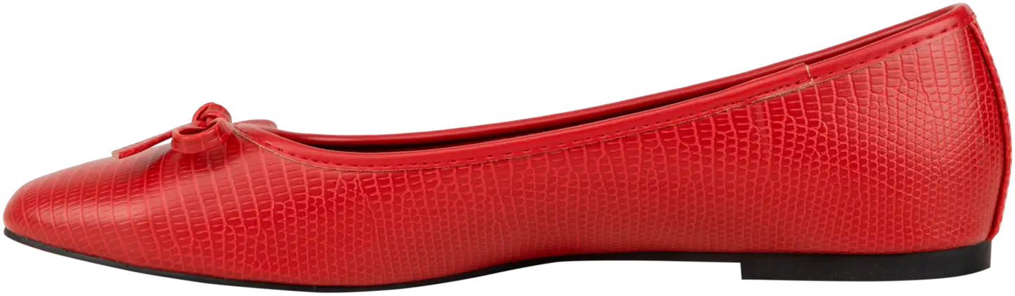 TEX naisten ballerinat I981000 - RED - 4