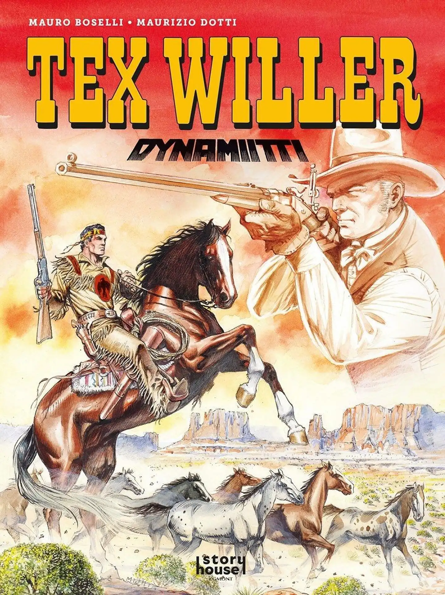 Boselli, Tex Willer Värialbumi 9: Dynamiitti - Tex Willer Värialbumi 9