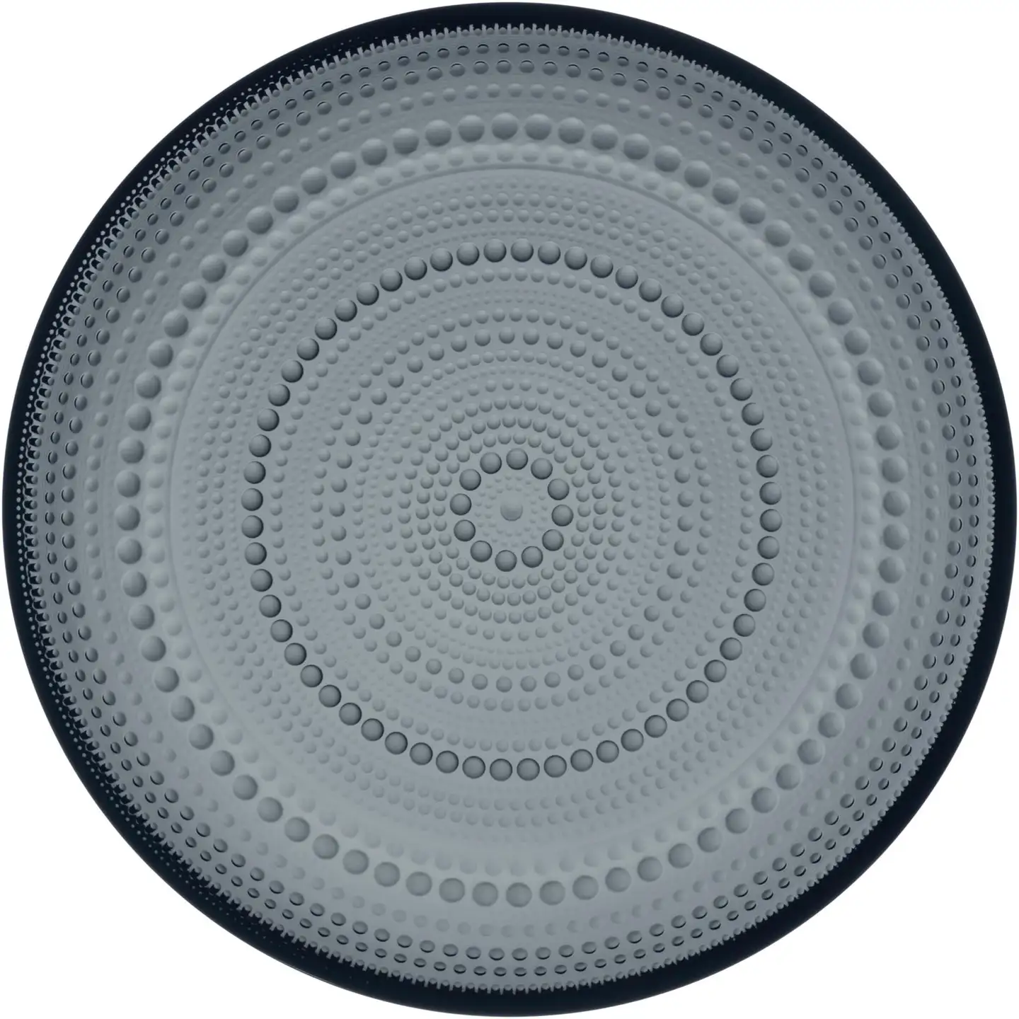 Iittala Kastehelmi lautanen 248mm tummanharmaa