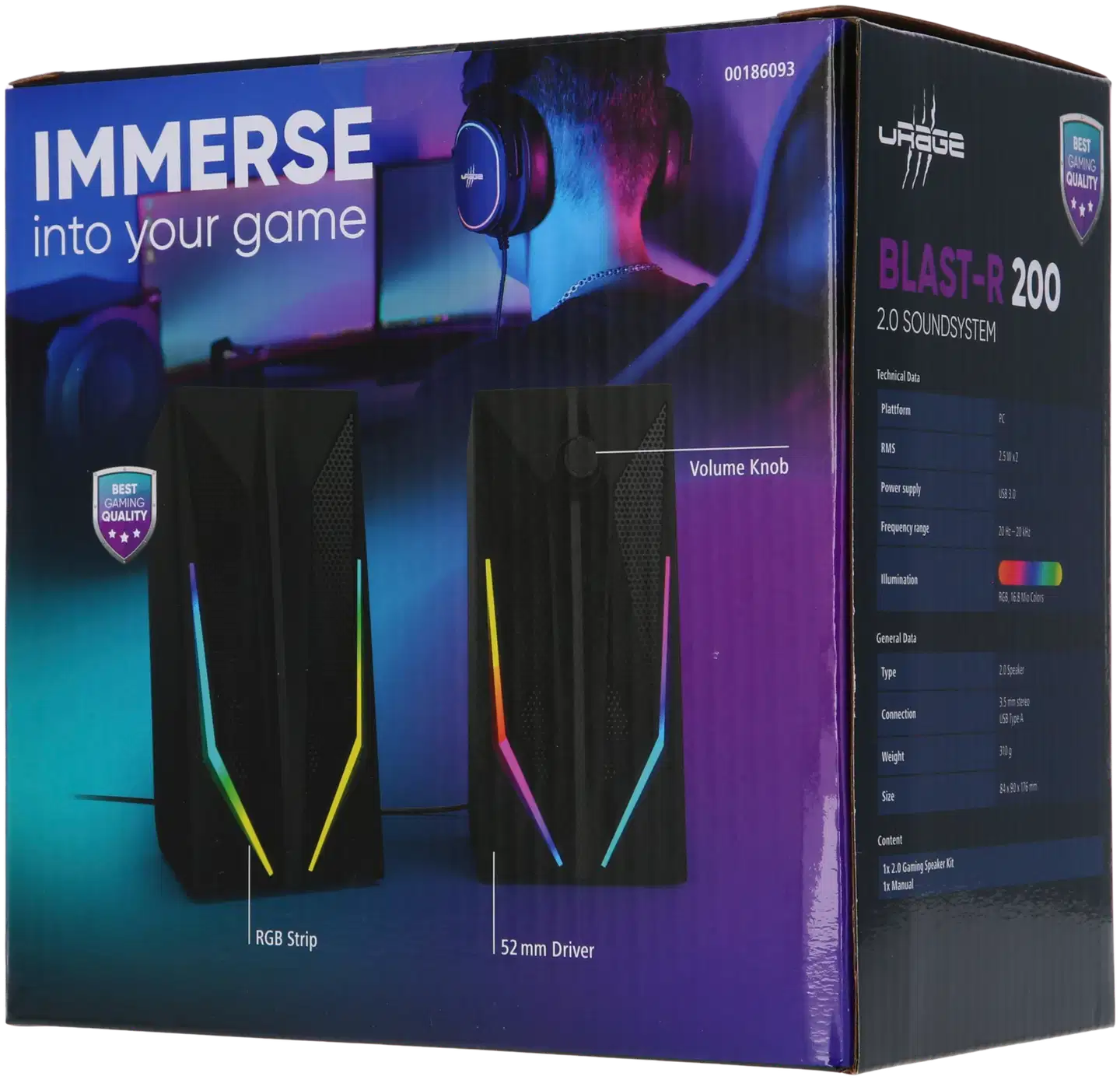 uRage pelikaiutinsarja Blast-R 200 2.0 - 2