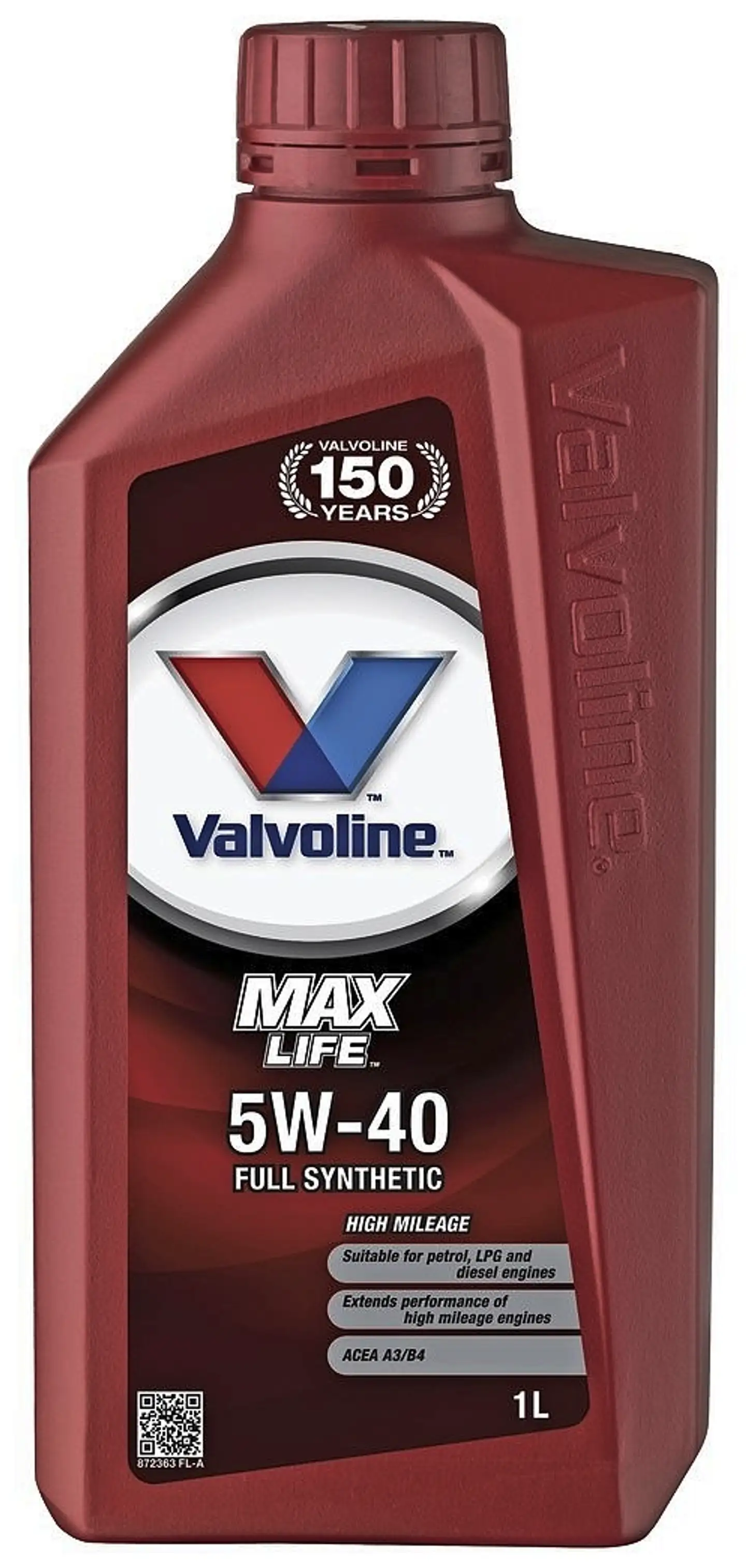 Valvoline Maxlife 5W-40 moottoriöljy 1l