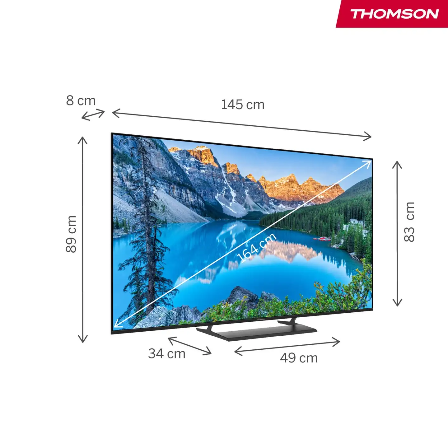 Thomson 65" 4K Google TV 65UG5X15 - 7