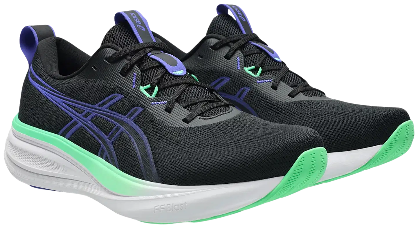 Asics miesten juoksukengät Gel-Pulse 17 - black/cobalt burst - 3