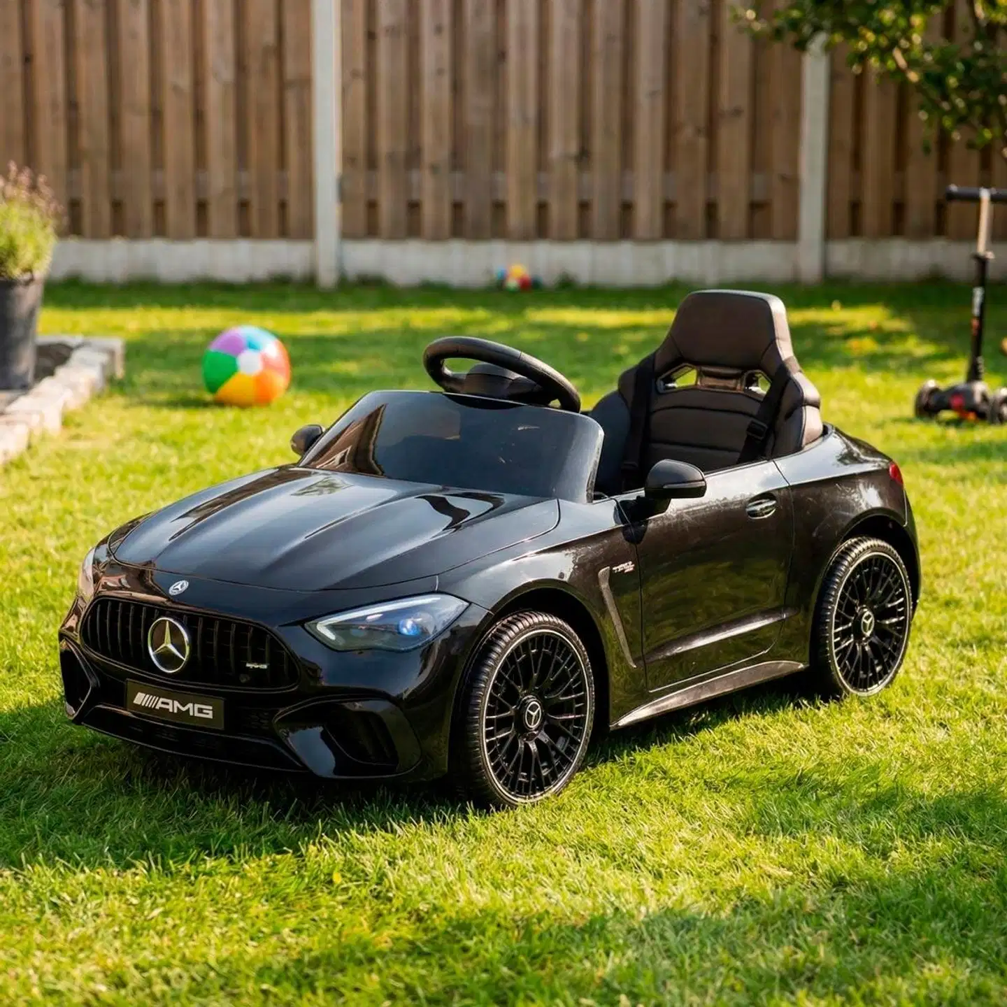 Swoop lasten sähköauto mercedes-benz amg - 4